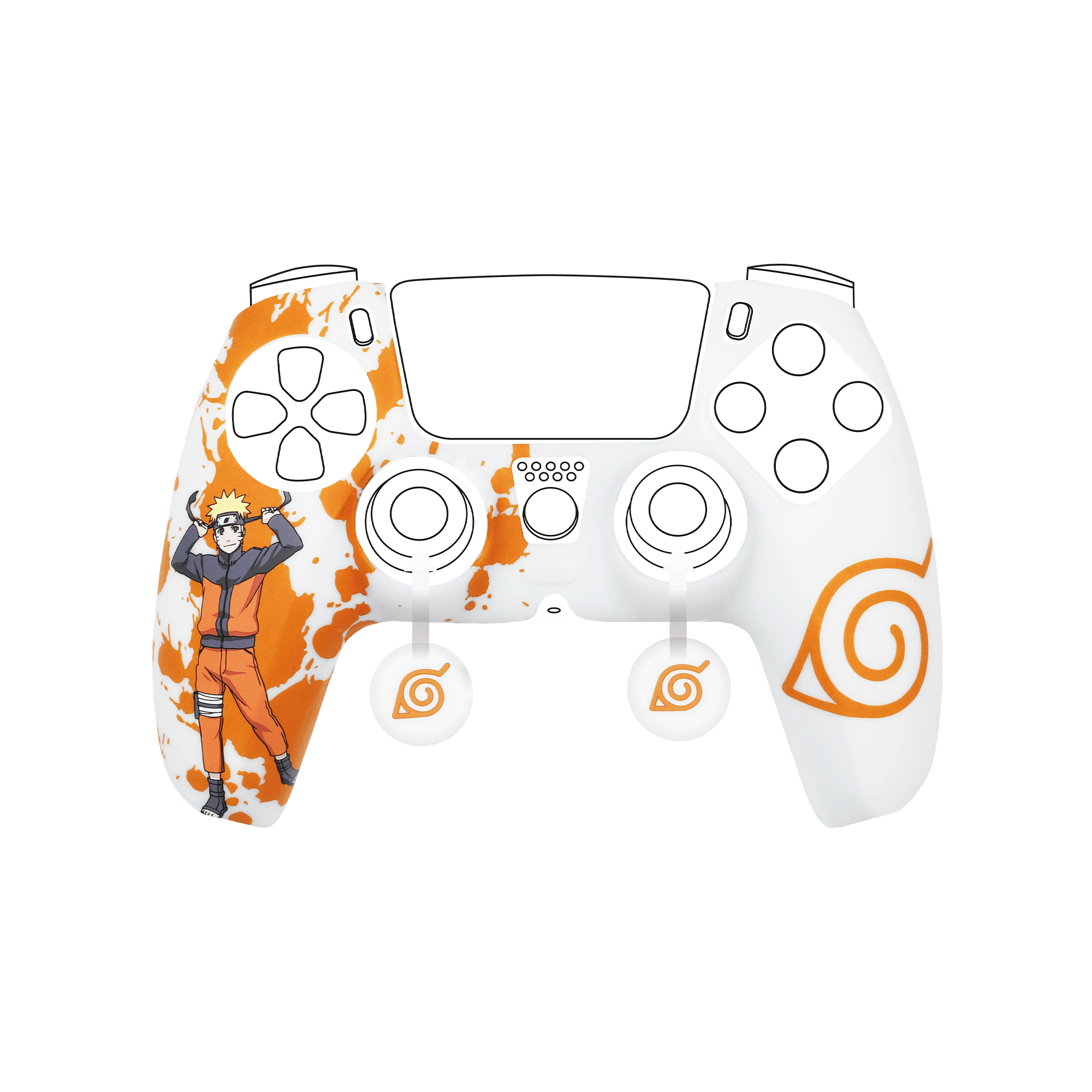 Naruto Protection Kit DualSense - White - KOODOO