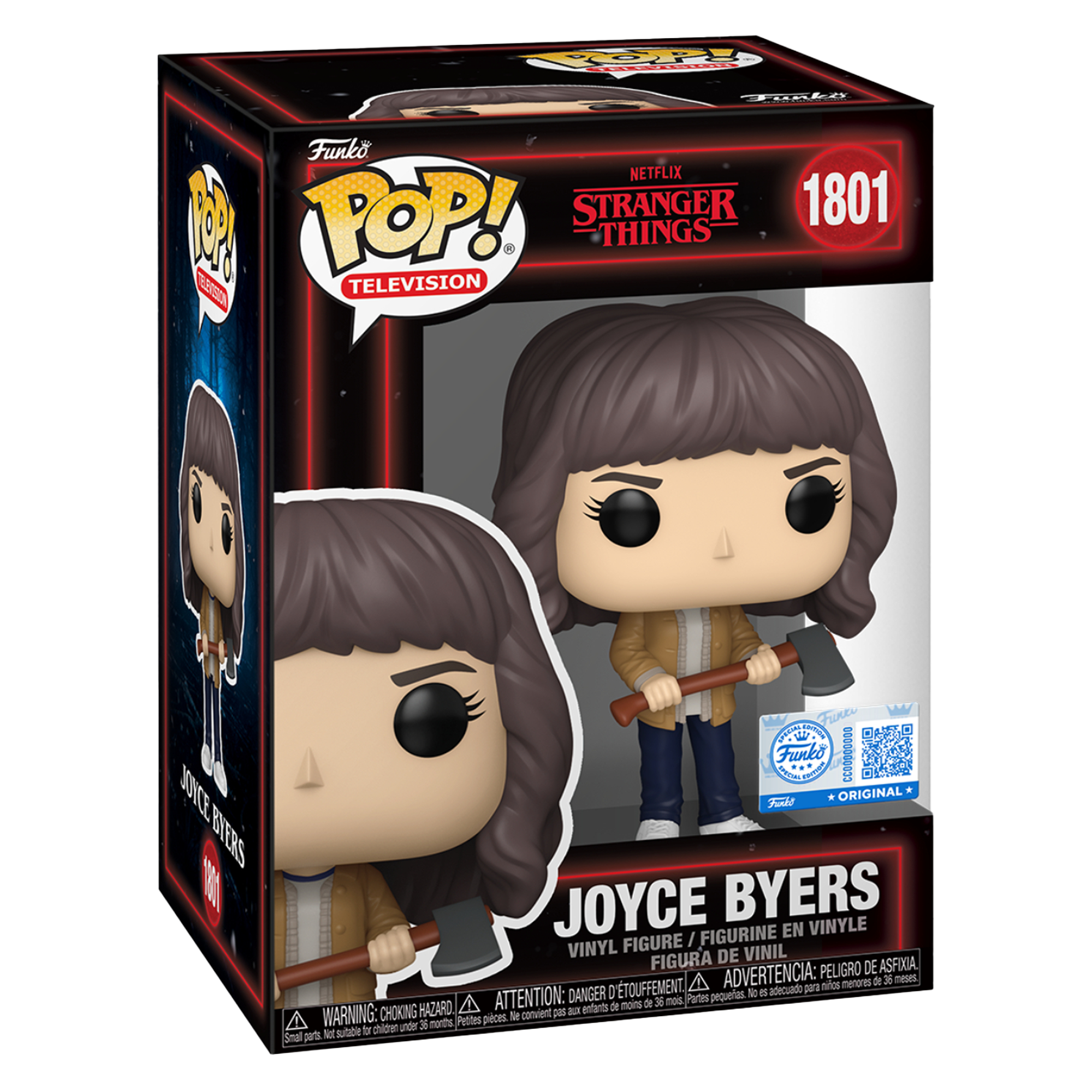 Funko Pop! Television: Netflix Stranger Things - Joyce Byers with Axe (Special Edition) - KOODOO