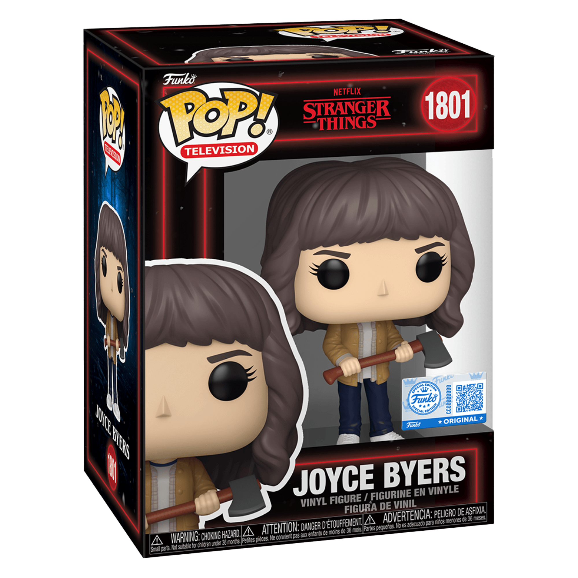 Funko Pop! Television: Netflix Stranger Things - Joyce Byers with Axe (Special Edition) - KOODOO
