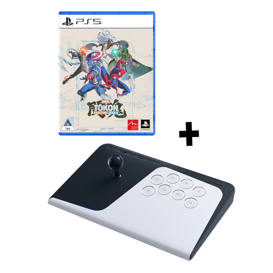 Flexstrike Wireless Fight Stick + MARVEL Tokon: Fighting Souls (PS5) - KOODOO