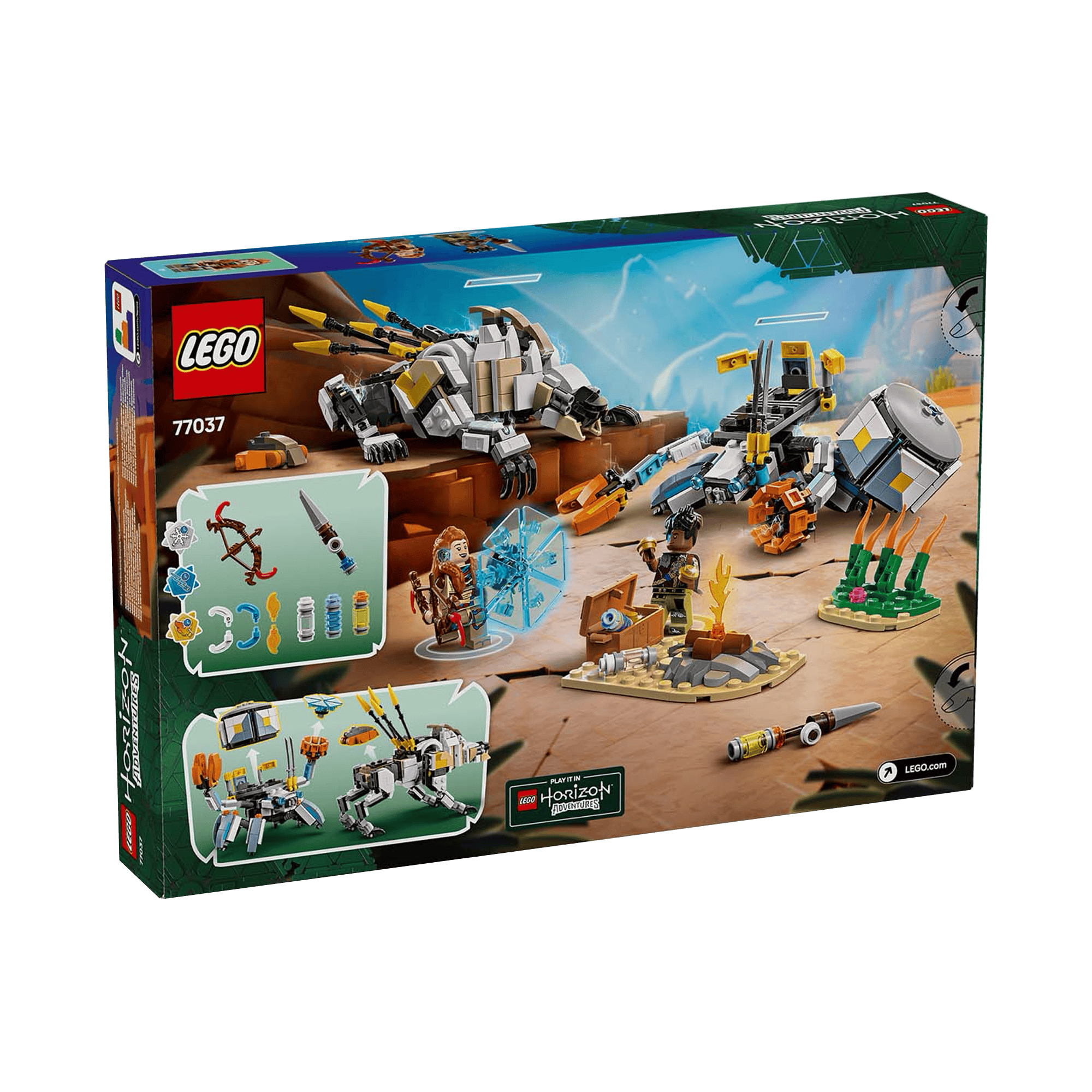 LEGO: Horizon Aloy & Varl vs. Shell-Walker & Sawtooth (77037) - KOODOO