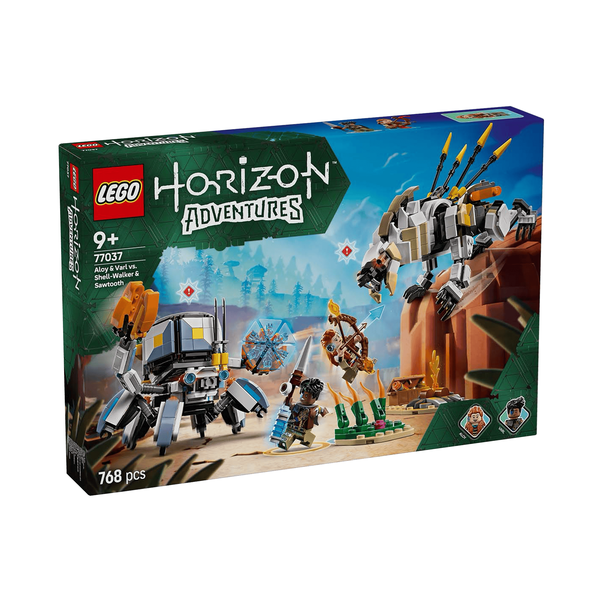 LEGO: Horizon Aloy & Varl vs. Shell-Walker & Sawtooth (77037) - KOODOO