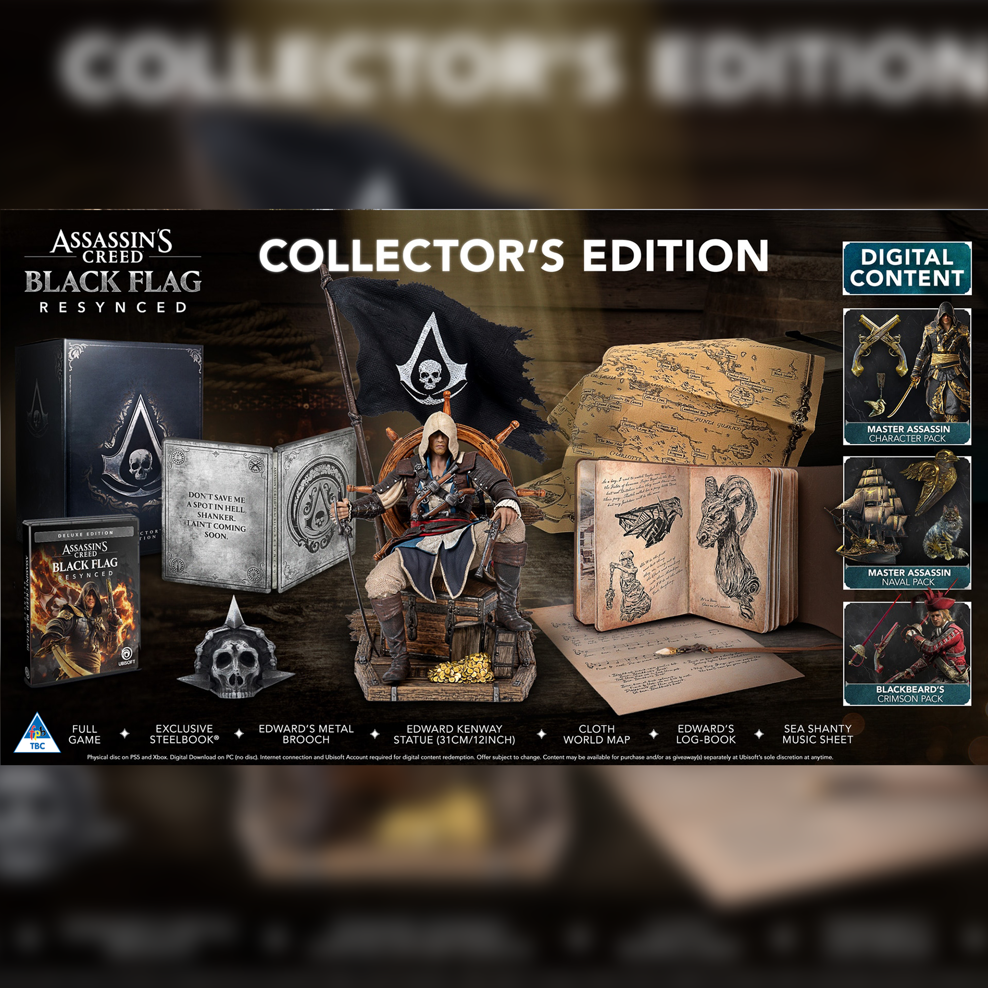 Assassin’s Creed Black Flag Resynced Collectors Edition (PS5) - KOODOO