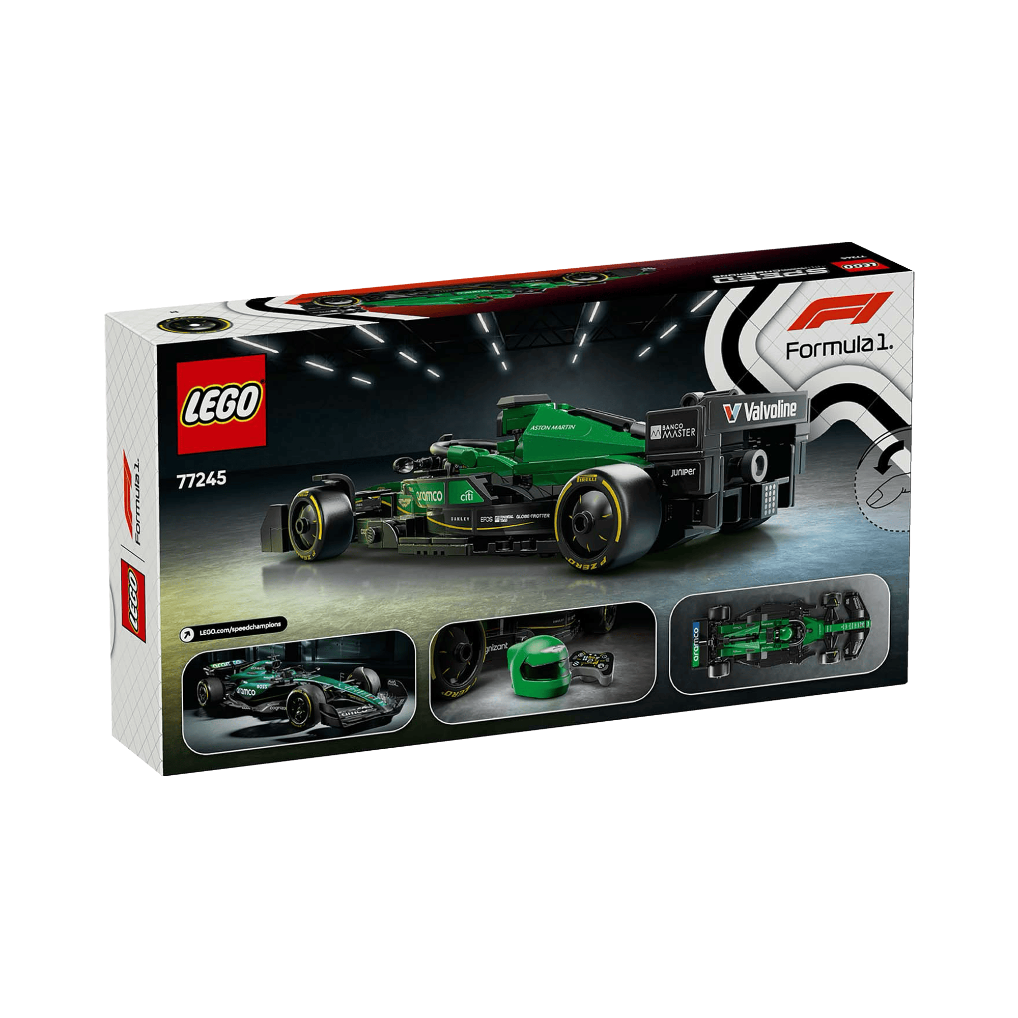 LEGO: Speed Champions Aston Martin Aramco F1 AMR24 Race Car (77245) - KOODOO
