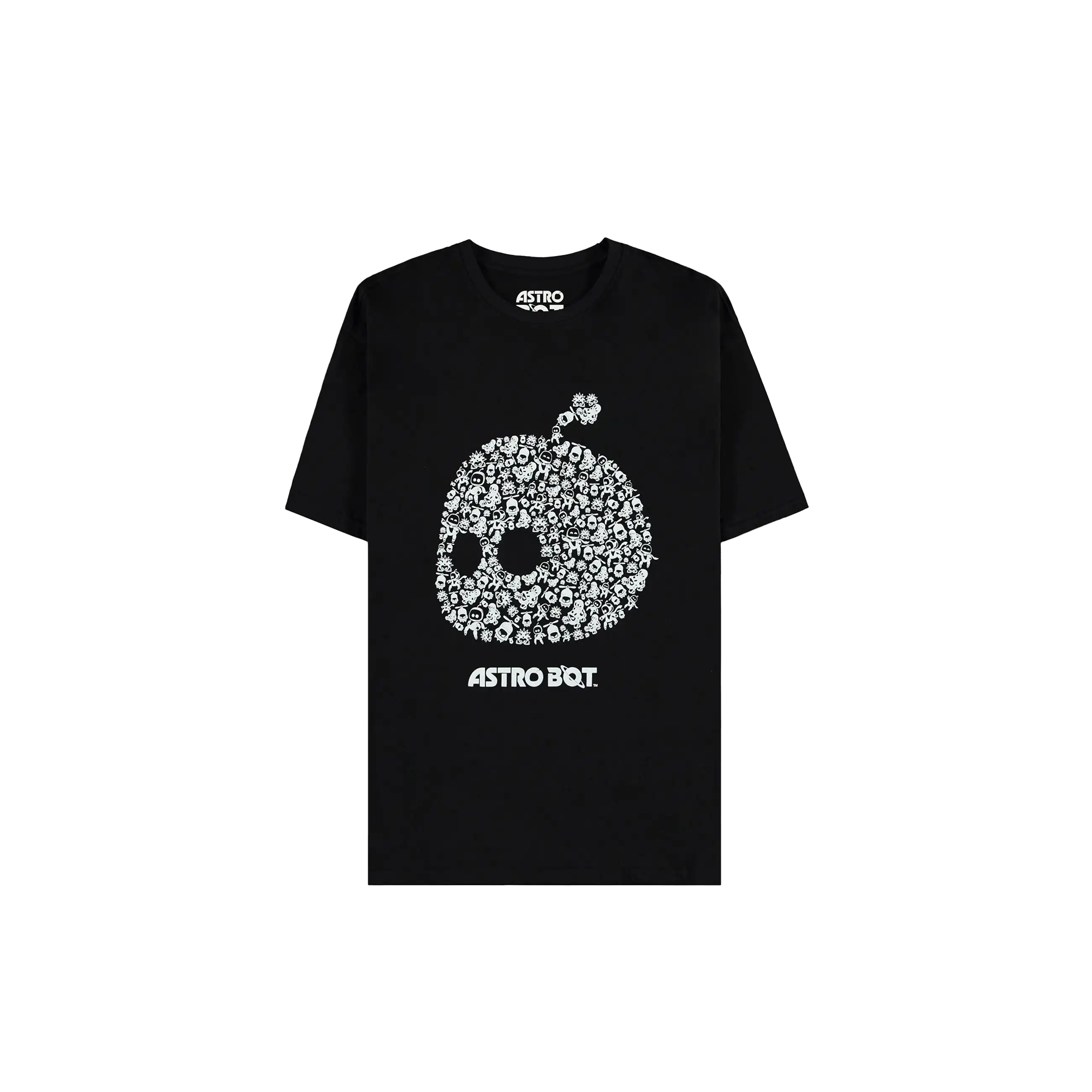 Astro Bot - Short Sleeved T-shirt (Black) - KOODOO