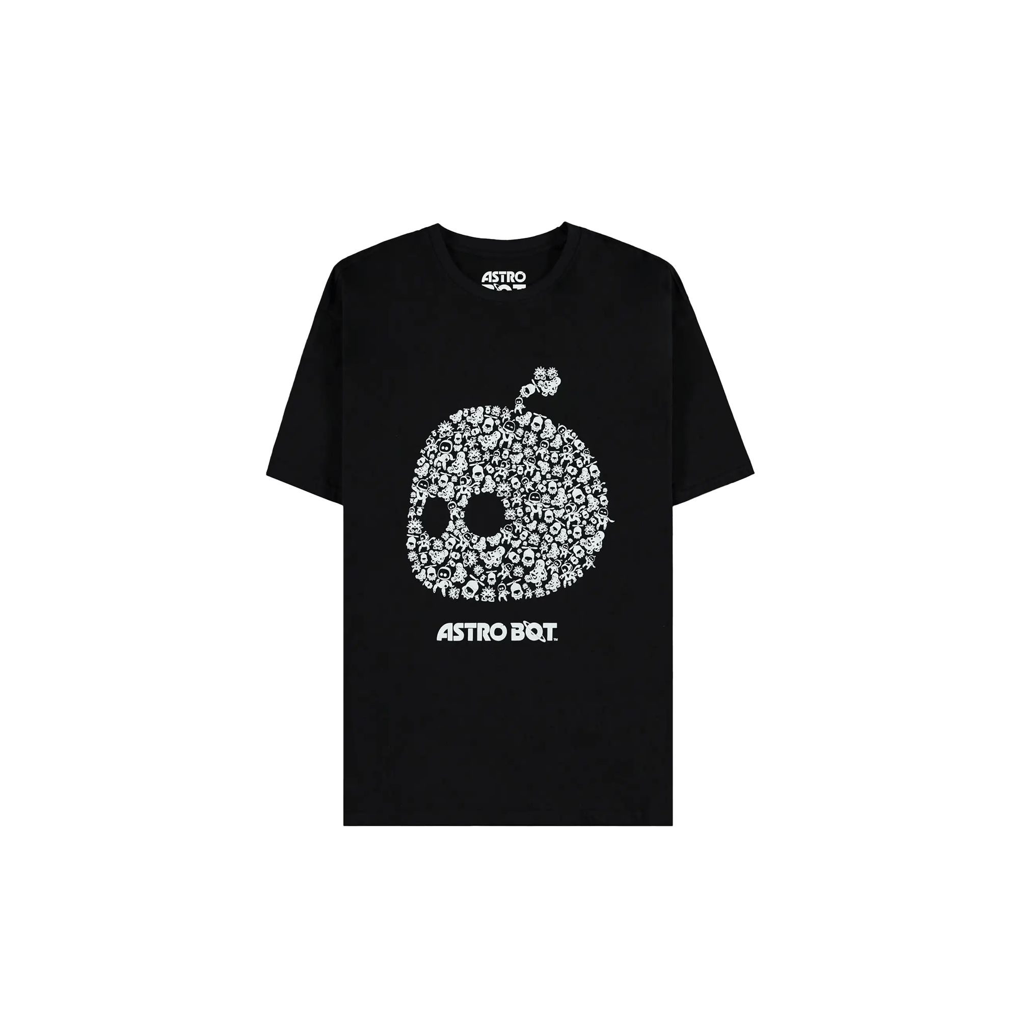 Astro Bot - Short Sleeved T-shirt (Black) - KOODOO