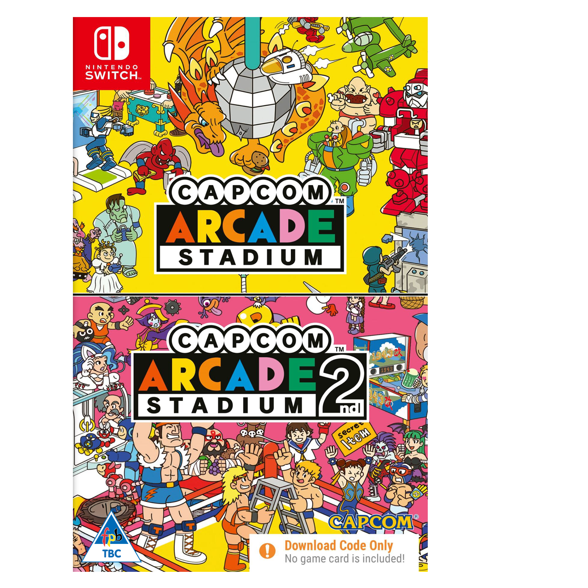 Capcom Arcade Stadium Bundle (NS) - Code in Box - KOODOO