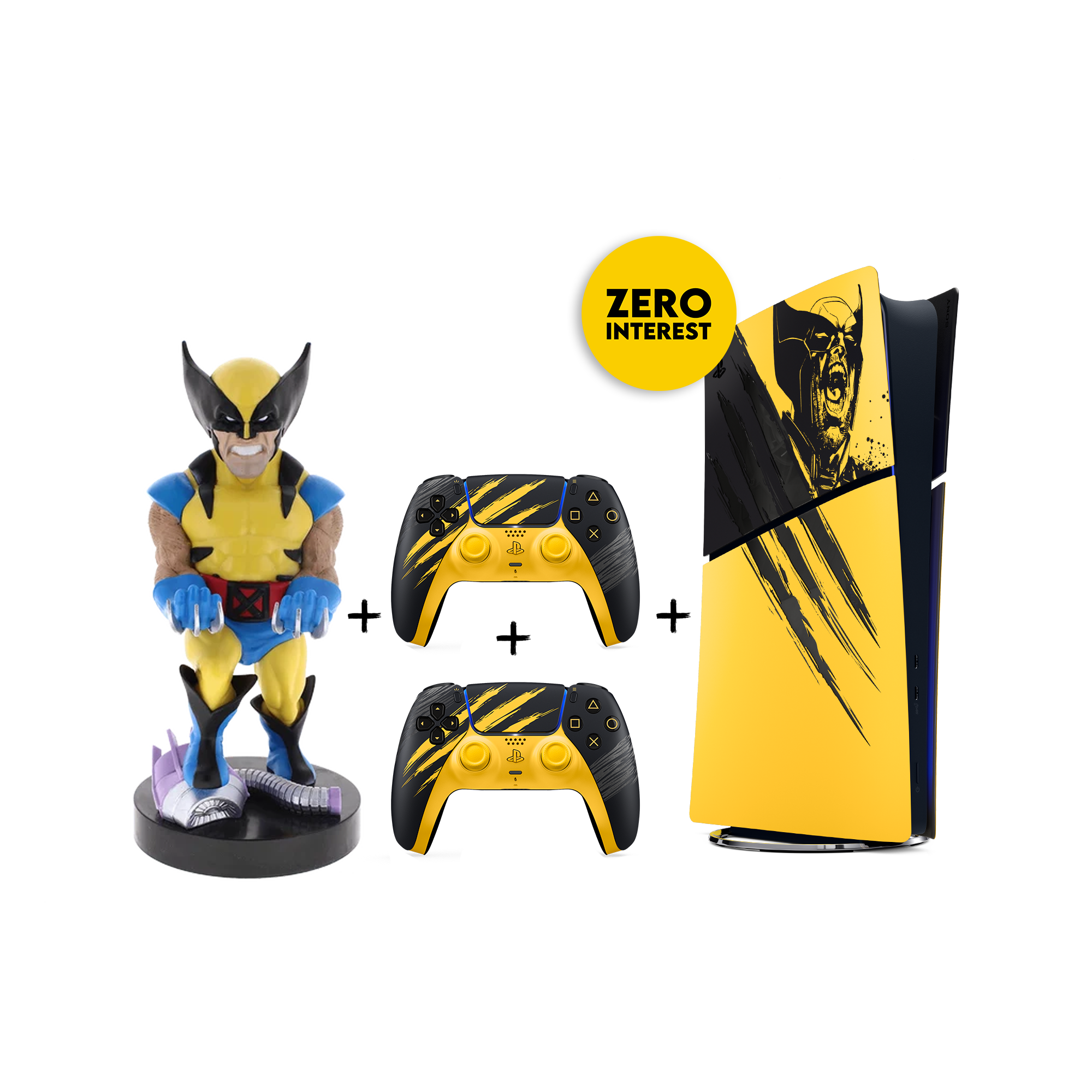 Marvel’s Wolverine Battle Yellow Limited Edition - PlayStation 5 Digital Edition + Extra Dualsense + Cable Guy: Wolverine