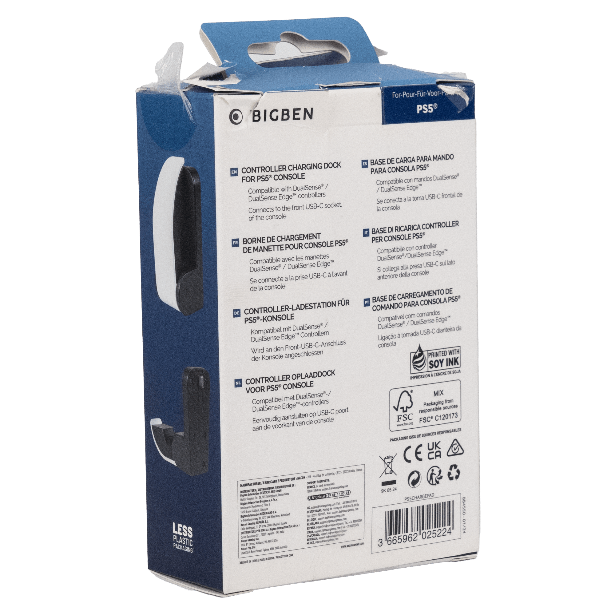 Controller Charging Dock for PS5 (Not compatible with the PS5 SLIM or PRO) - CODE RED Markdowns - KOODOO