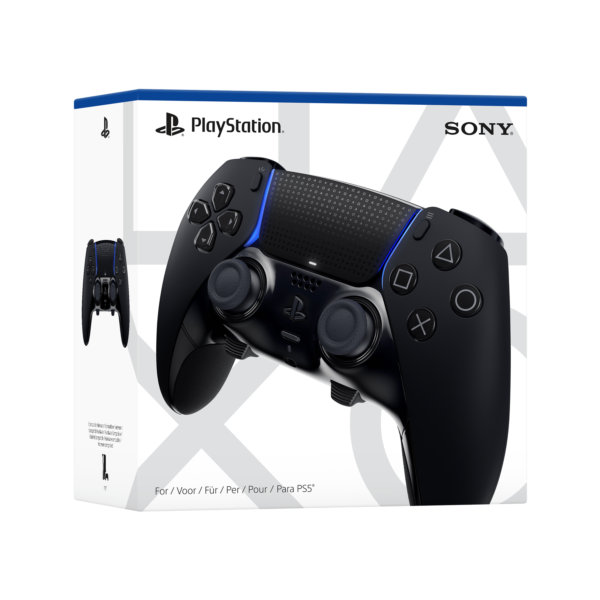 PlayStation 5 (PS5) DualSense Edge Wireless Controller - Midnight Black - KOODOO