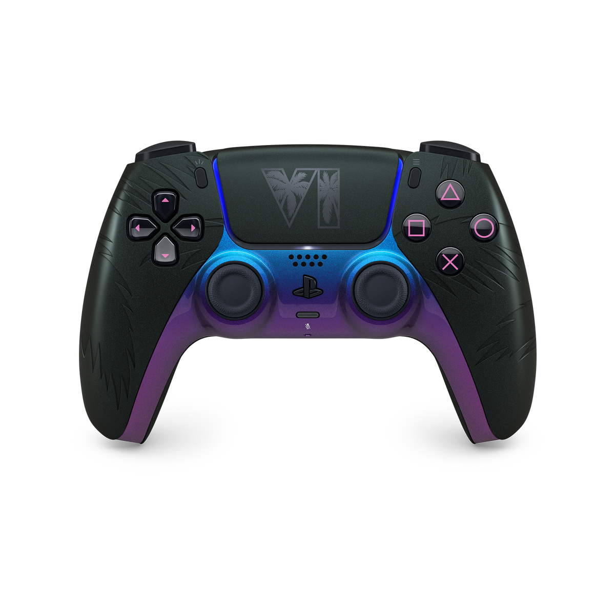 PlayStation 5 (PS5) DualSense Wireless Controller - Grand Theft Auto VI Black Limited Edition - KOODOO