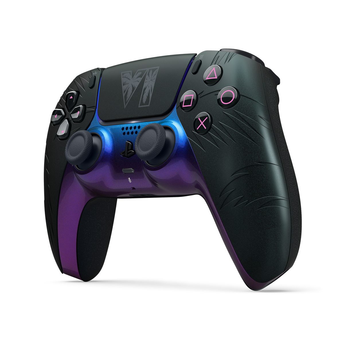 PlayStation 5 (PS5) DualSense Wireless Controller - Grand Theft Auto VI Black Limited Edition - KOODOO