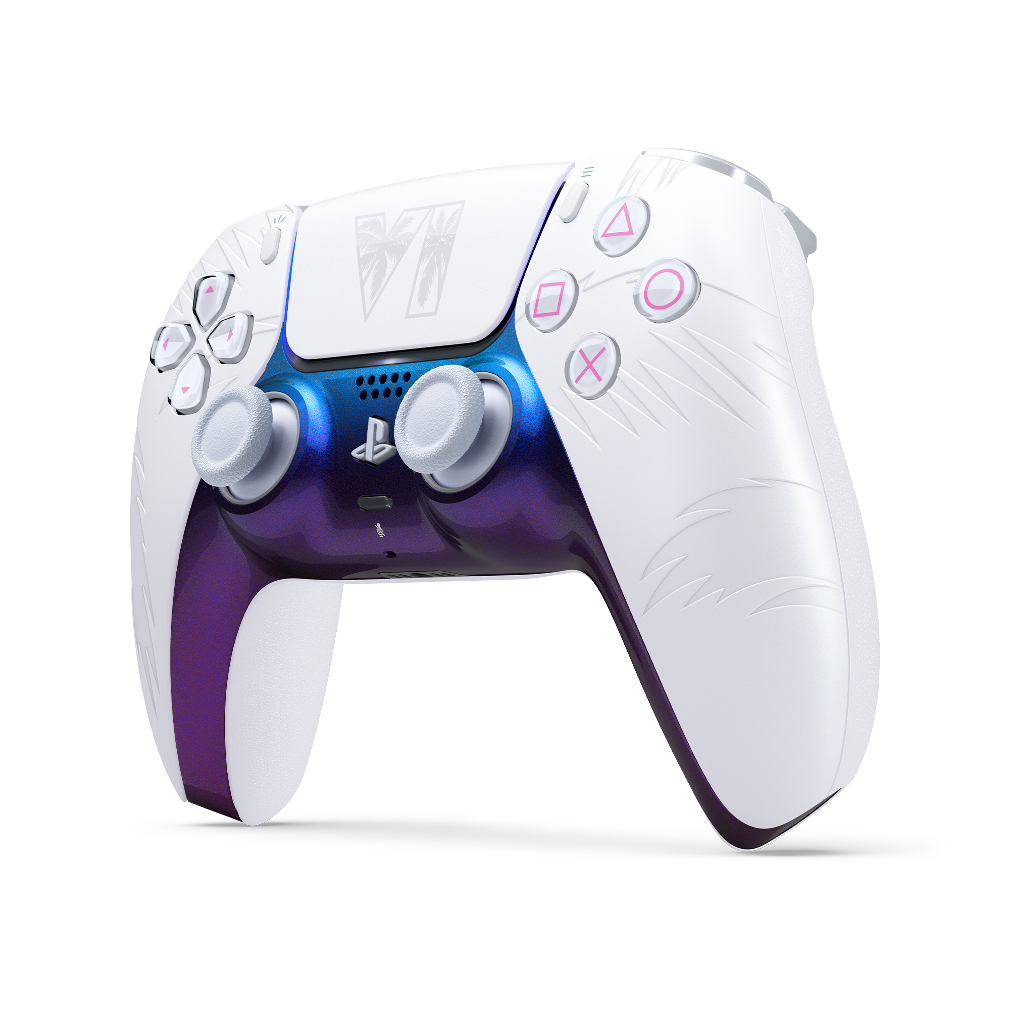PlayStation 5 (PS5) DualSense Wireless Controller - Grand Theft Auto VI White Limited Edition - KOODOO