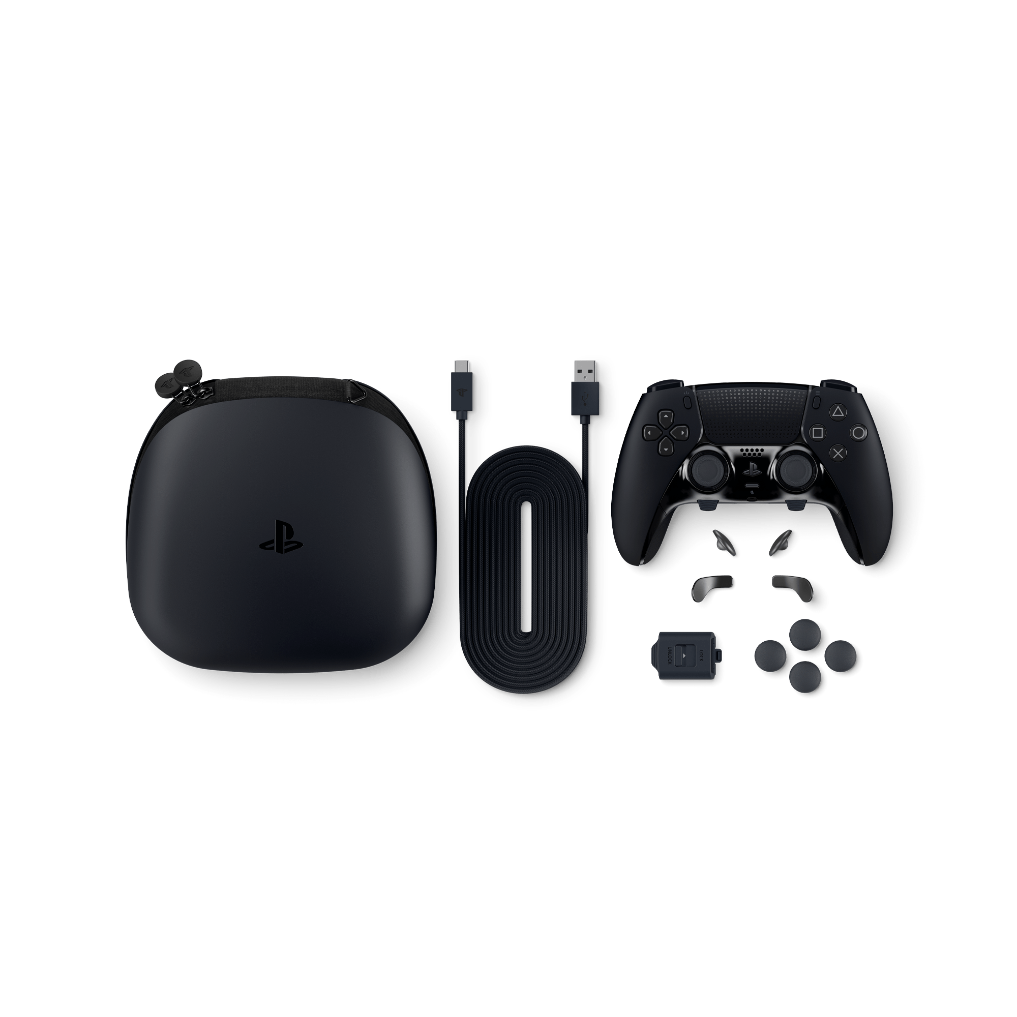 PlayStation 5 (PS5) DualSense Edge Wireless Controller - Midnight Black - KOODOO