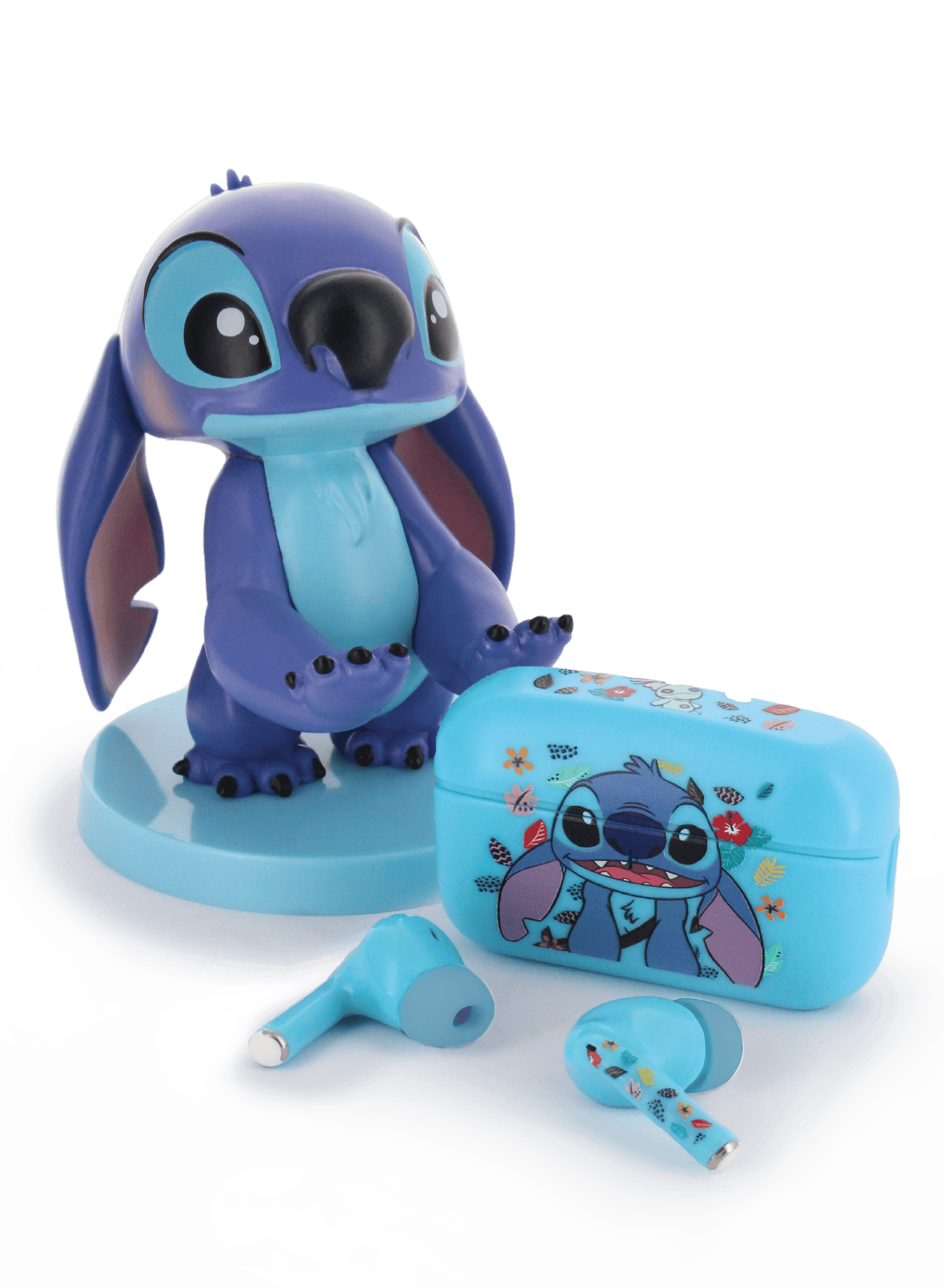 Cable Guy: Lilo & Stitch, Buds Pro Bundle - Wireless Bluetooth Earbuds & Holder - KOODOO