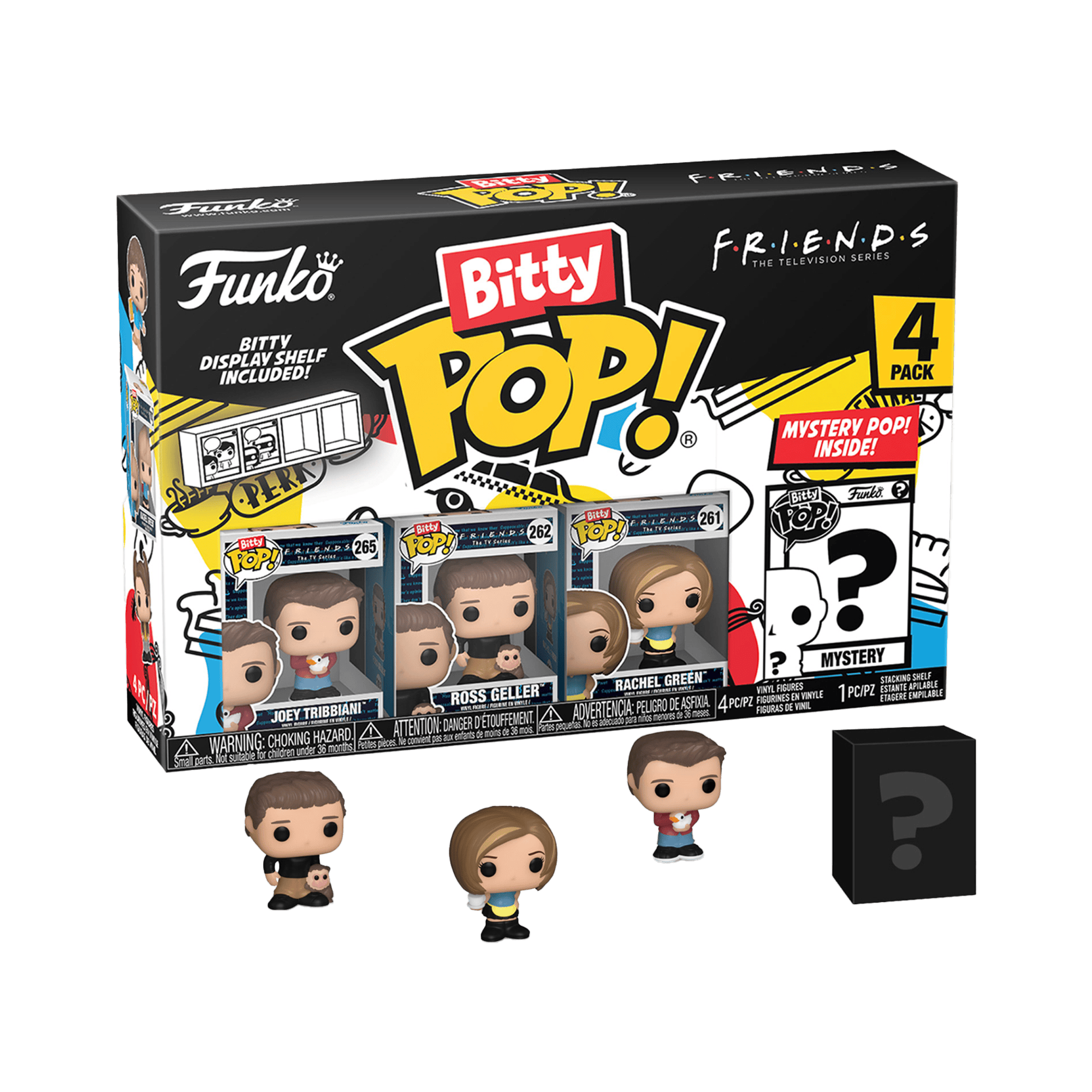 Funko Mystery Bitty Pop! Friends Series 2 - 4 Pack - KOODOO