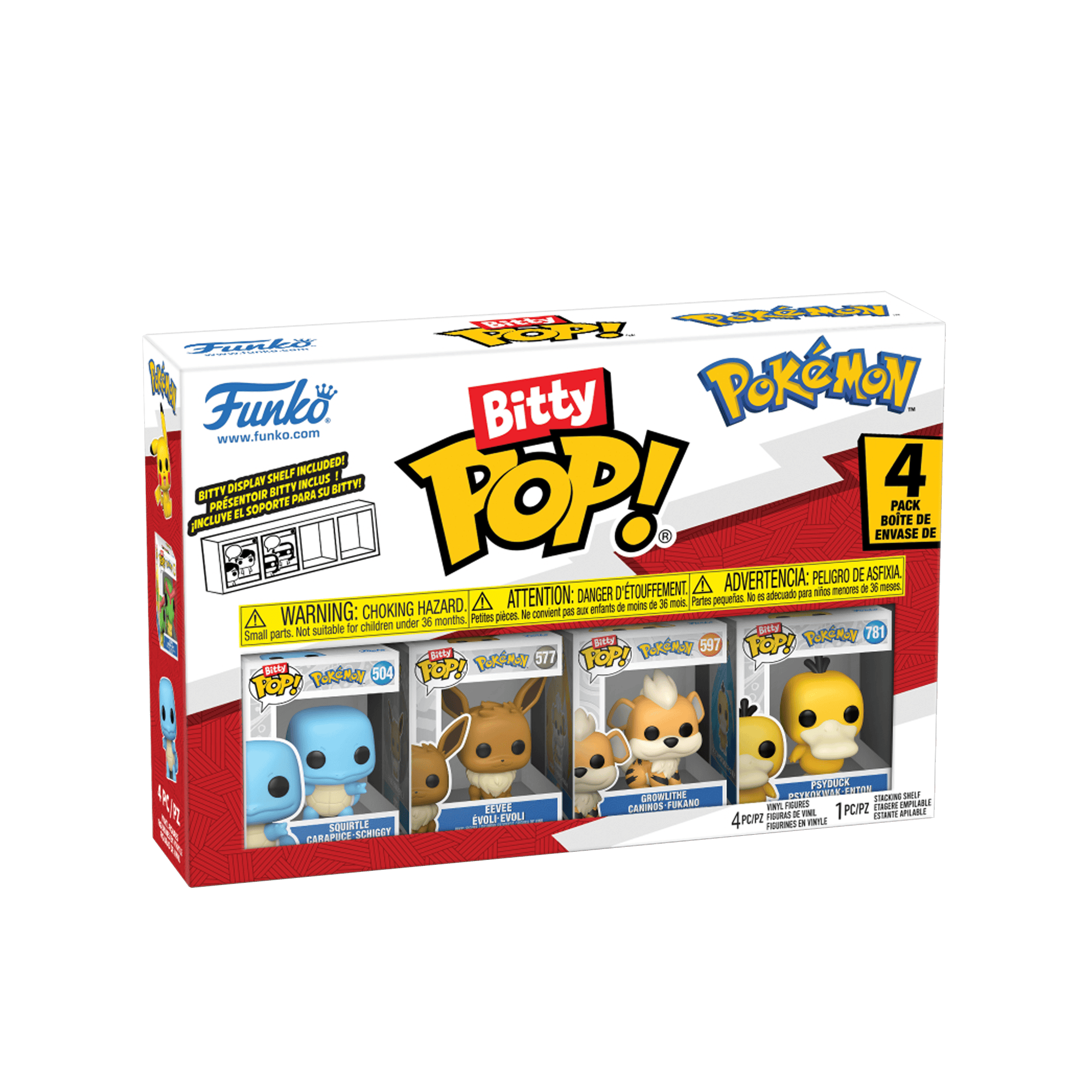 Funko Bitty Pop! Pokemon: 4 Pack Series 4 - KOODOO