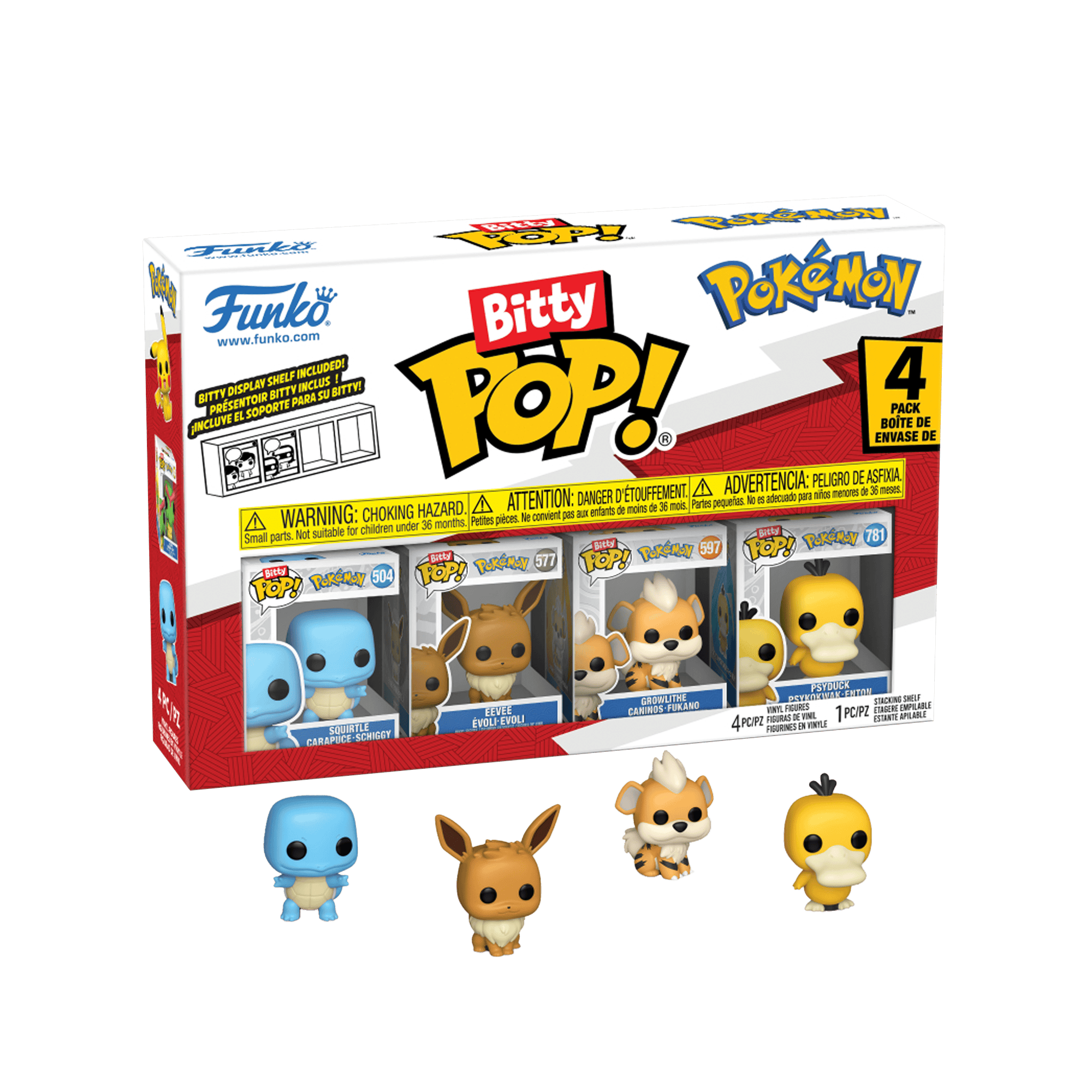 Funko Bitty Pop! Pokemon: 4 Pack Series 4 - KOODOO
