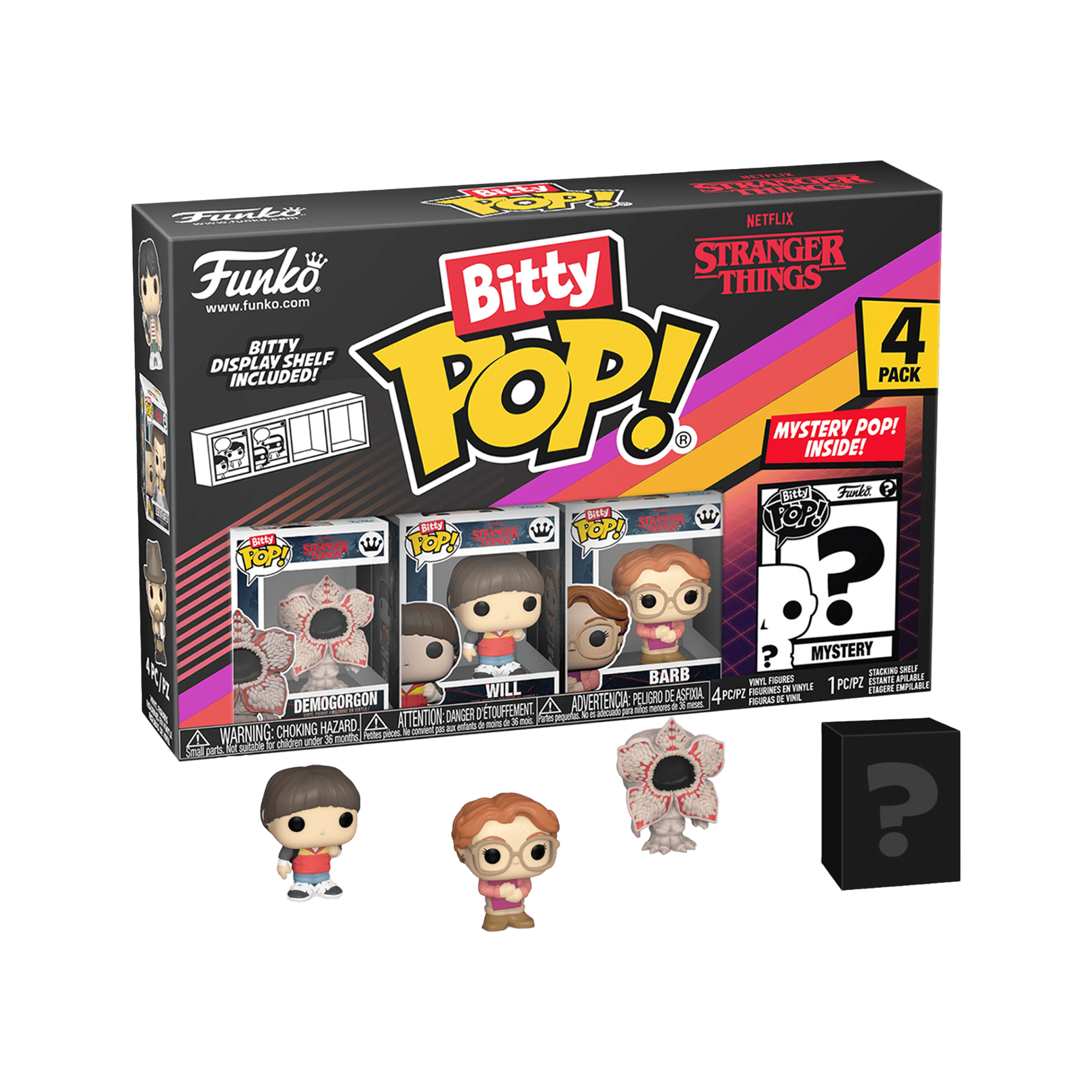 Funko Bitty Pop! Netflix: Stranger Things Series 1 - 4 Pack - KOODOO