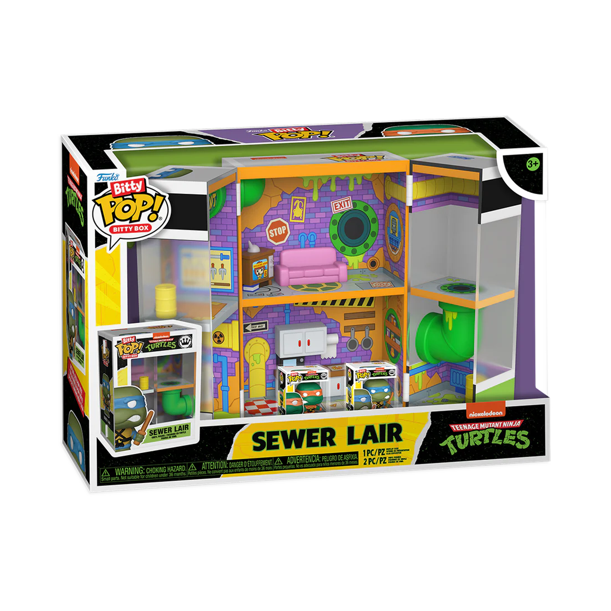 Funko Bitty Pop! Bitty Box: Teenage Mutant Ninja Turtles - Sewer Home - KOODOO