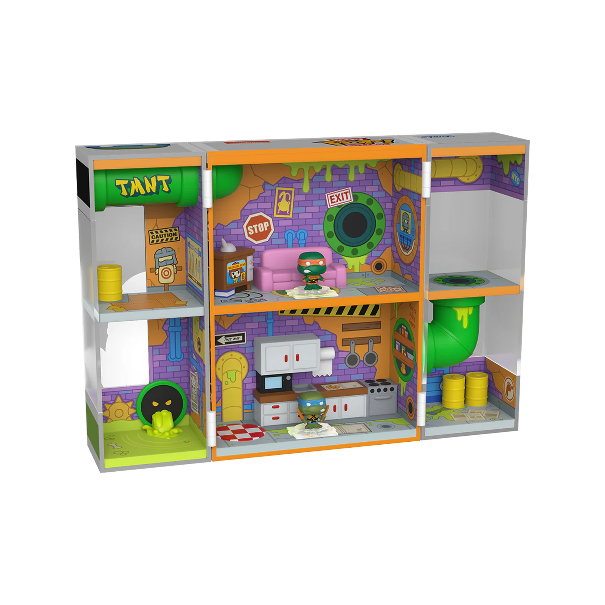 Funko Bitty Pop! Bitty Box: Teenage Mutant Ninja Turtles - Sewer Home - KOODOO