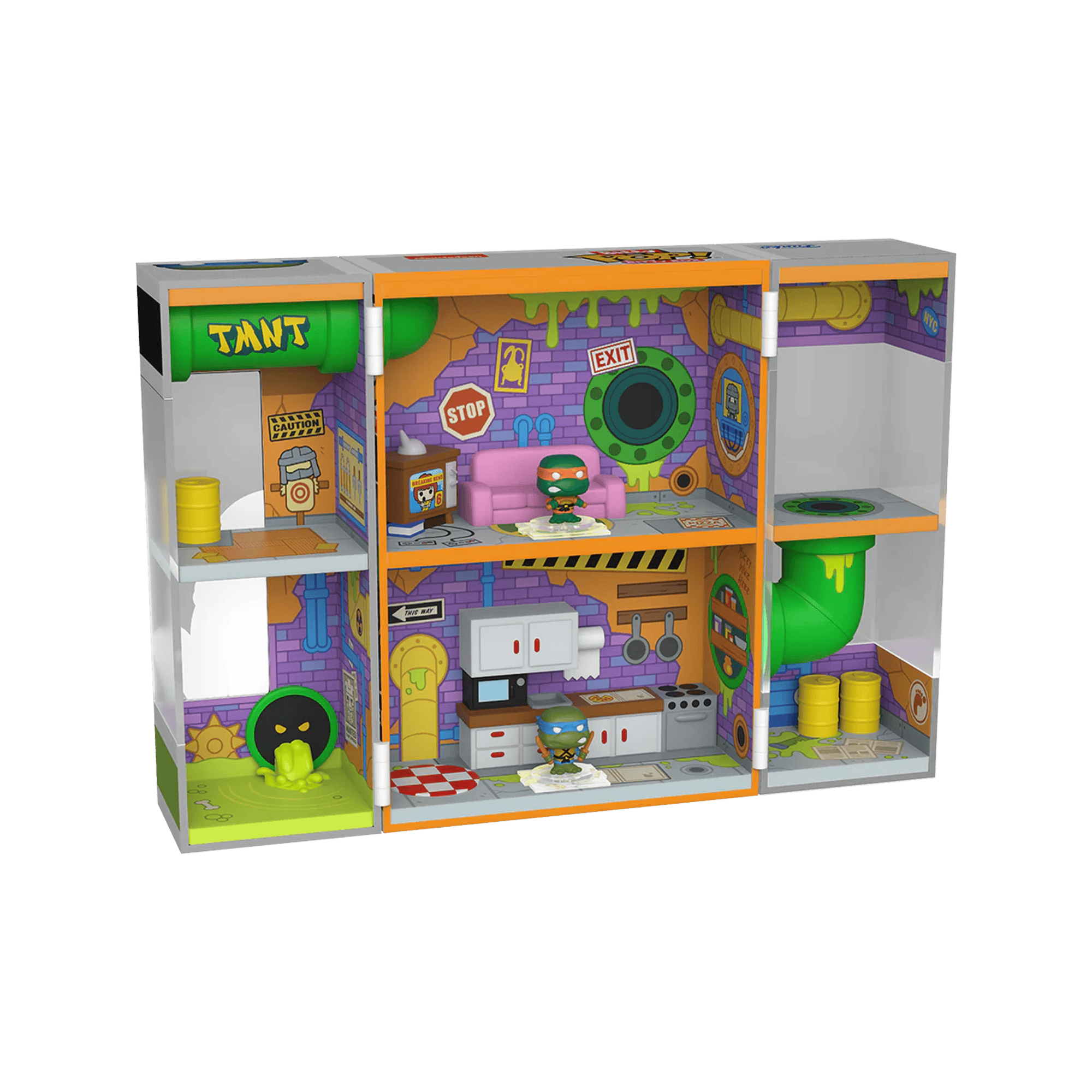 Funko Bitty Pop! Bitty Box: Teenage Mutant Ninja Turtles - Sewer Home - KOODOO