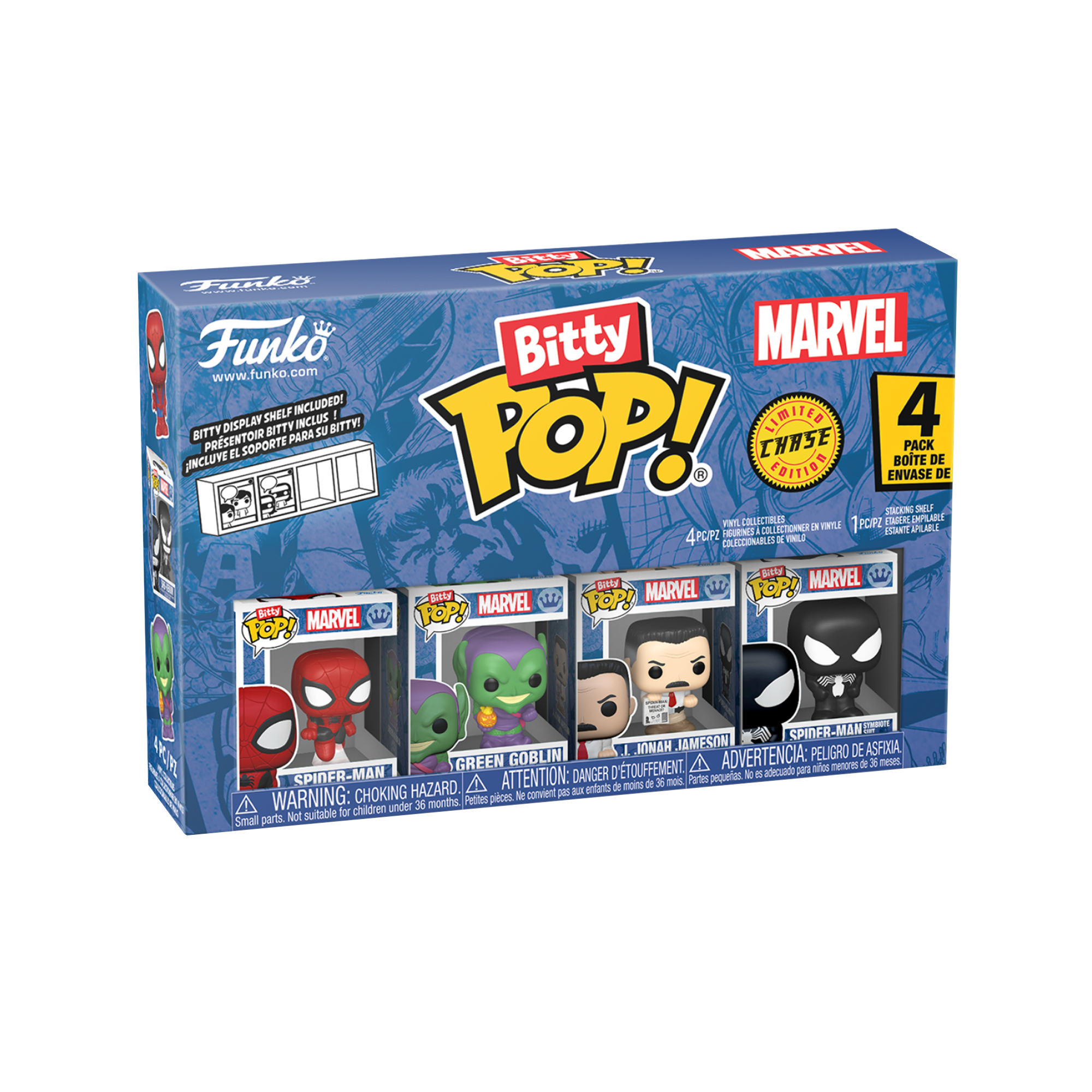 Funko Bitty Pop! Marvel Spider-Man: 4 Pack Series 1 - KOODOO