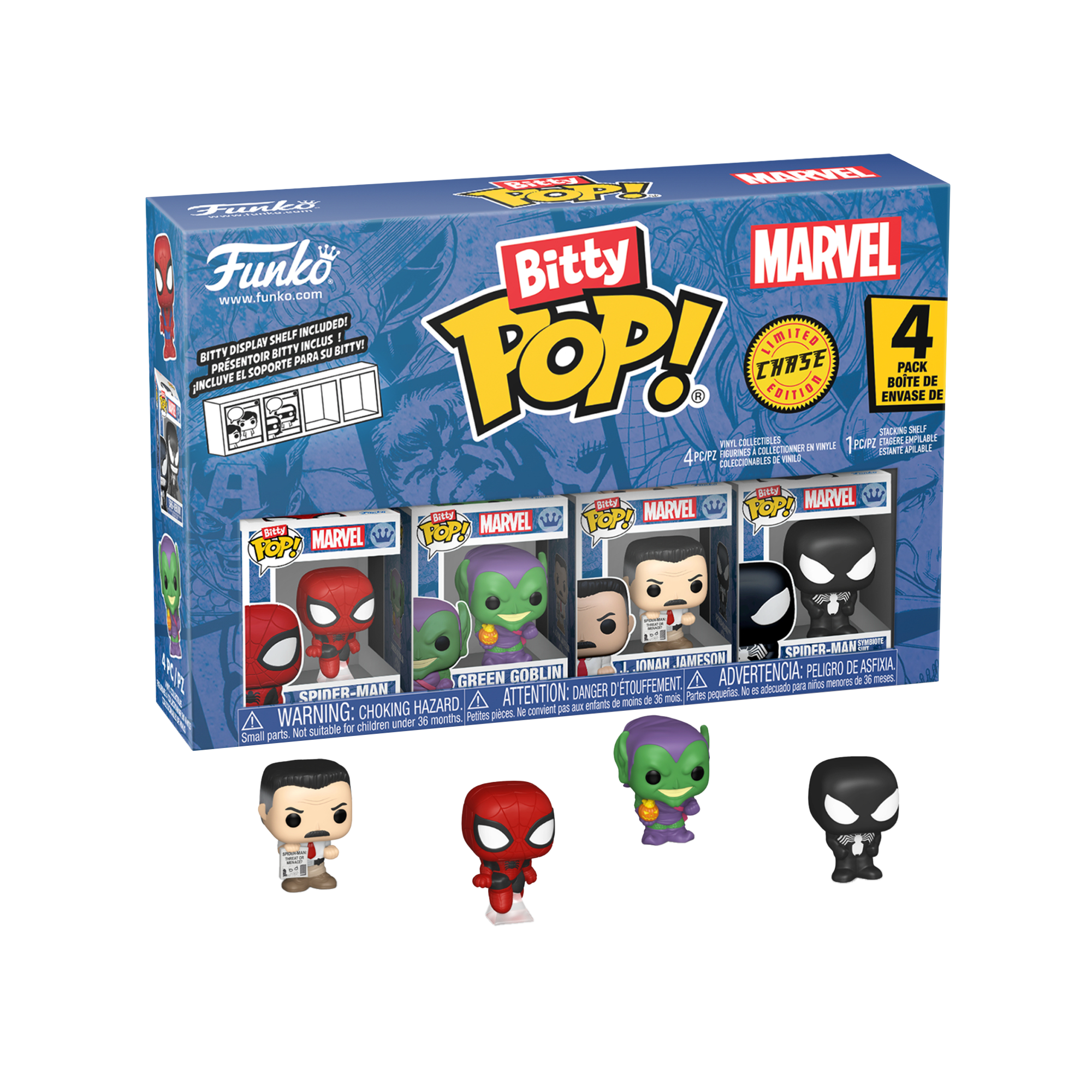 Funko Bitty Pop! Marvel Spider-Man: 4 Pack Series 1 - KOODOO