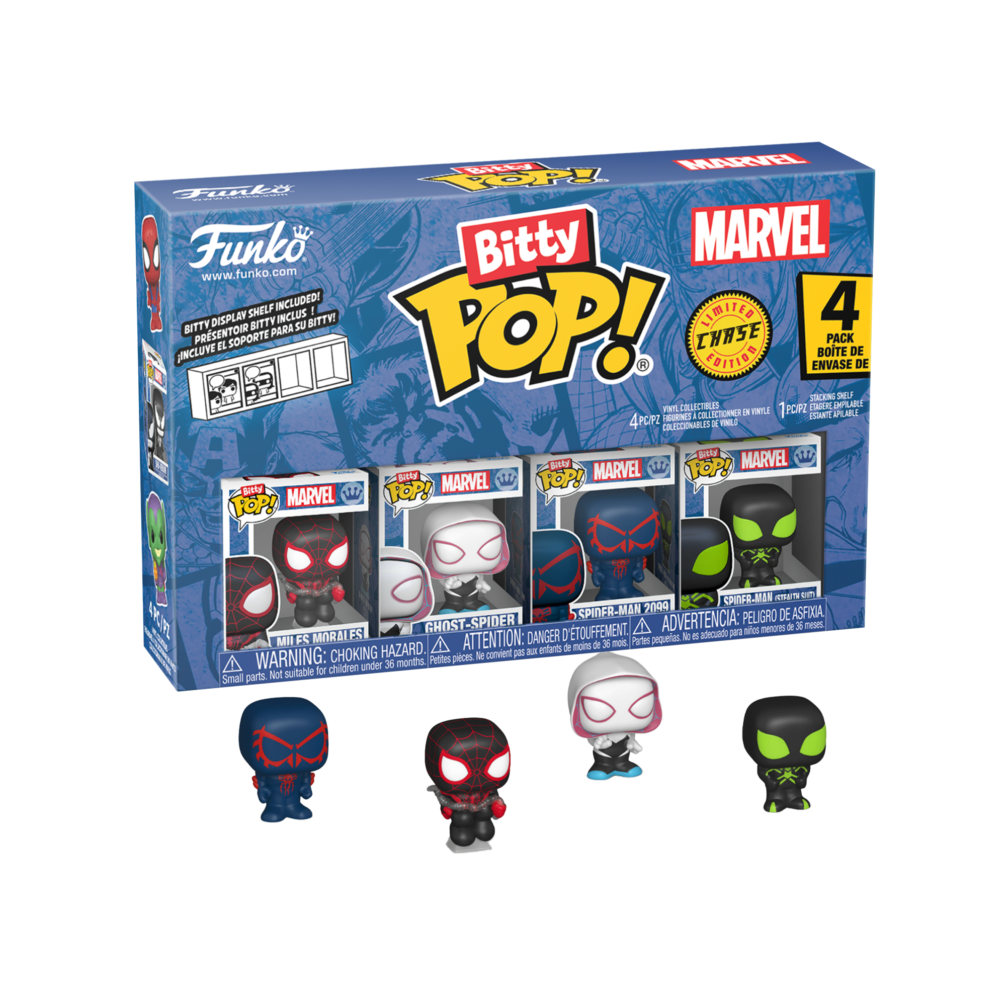 Funko Bitty Pop! Marvel Spider-Man: 4 Pack Series 2 - KOODOO