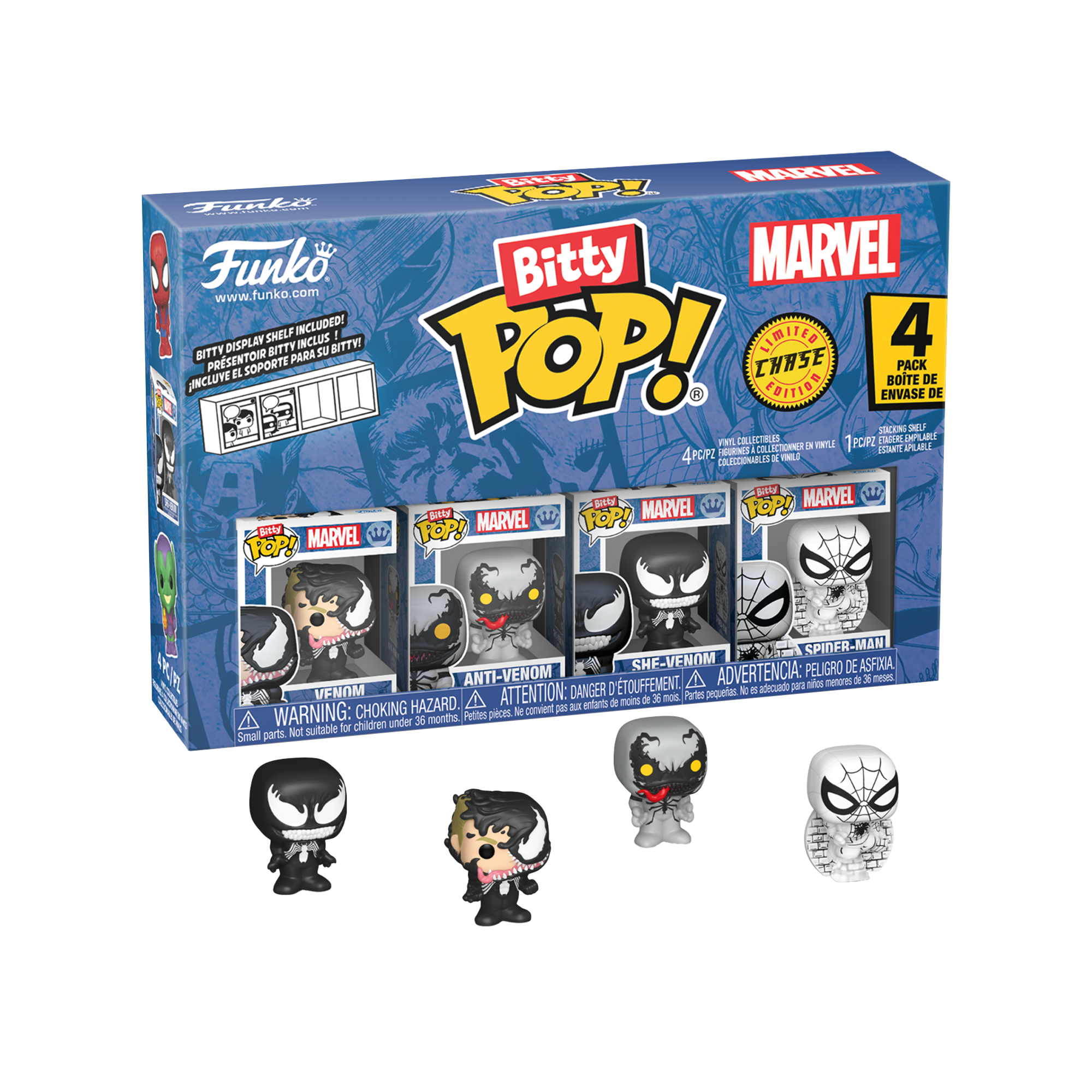 Funko Bitty Pop! Marvel Spider-Man: 4 Pack Series 3 - KOODOO