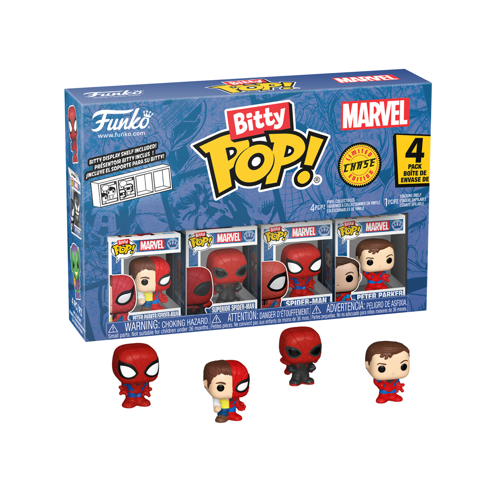 Funko Bitty Pop! Marvel Spider-Man: 4 Pack Series 4 - KOODOO