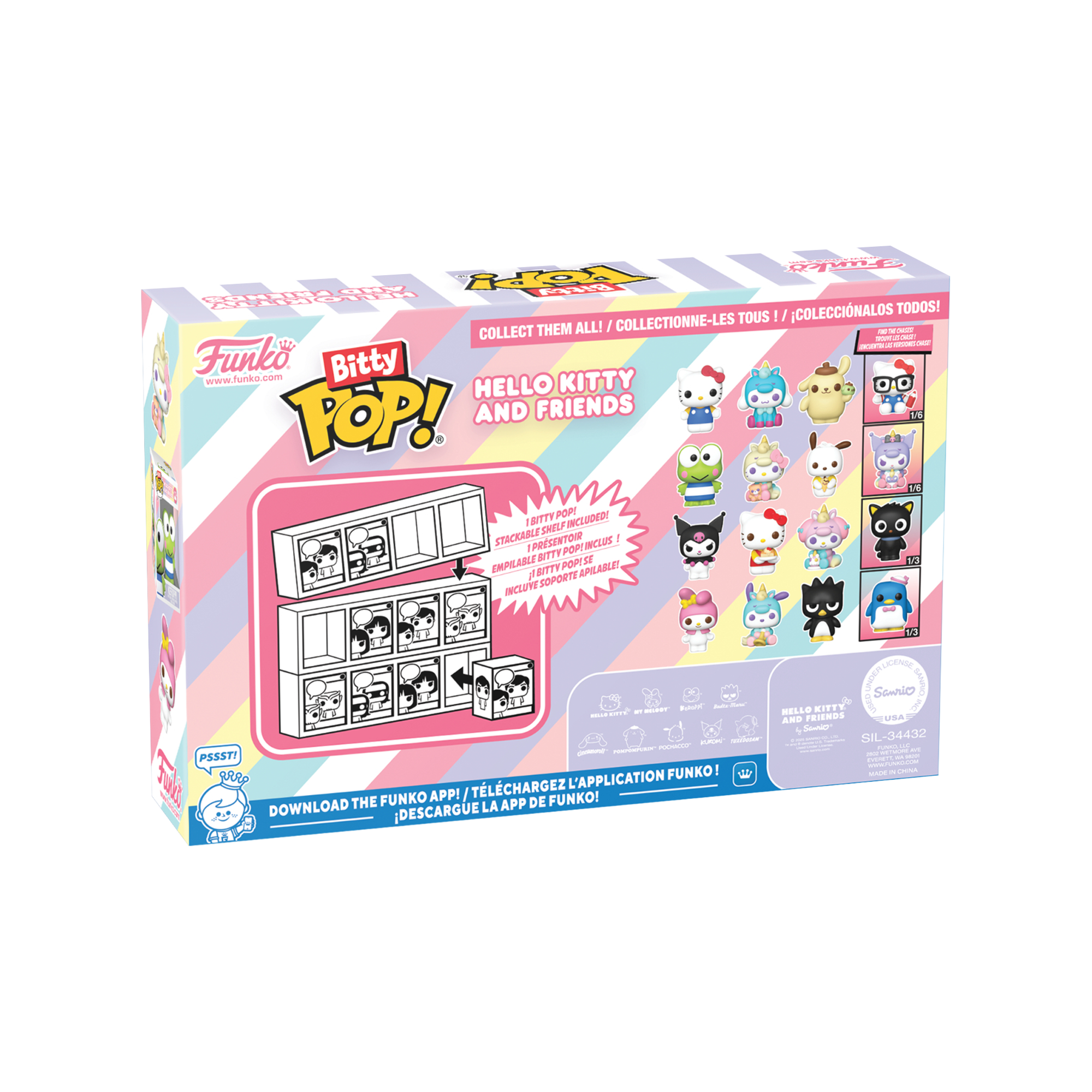 Funko Bitty Pop! Sanrio Hello Kitty And Friends Series 2 - 4 Pack - KOODOO