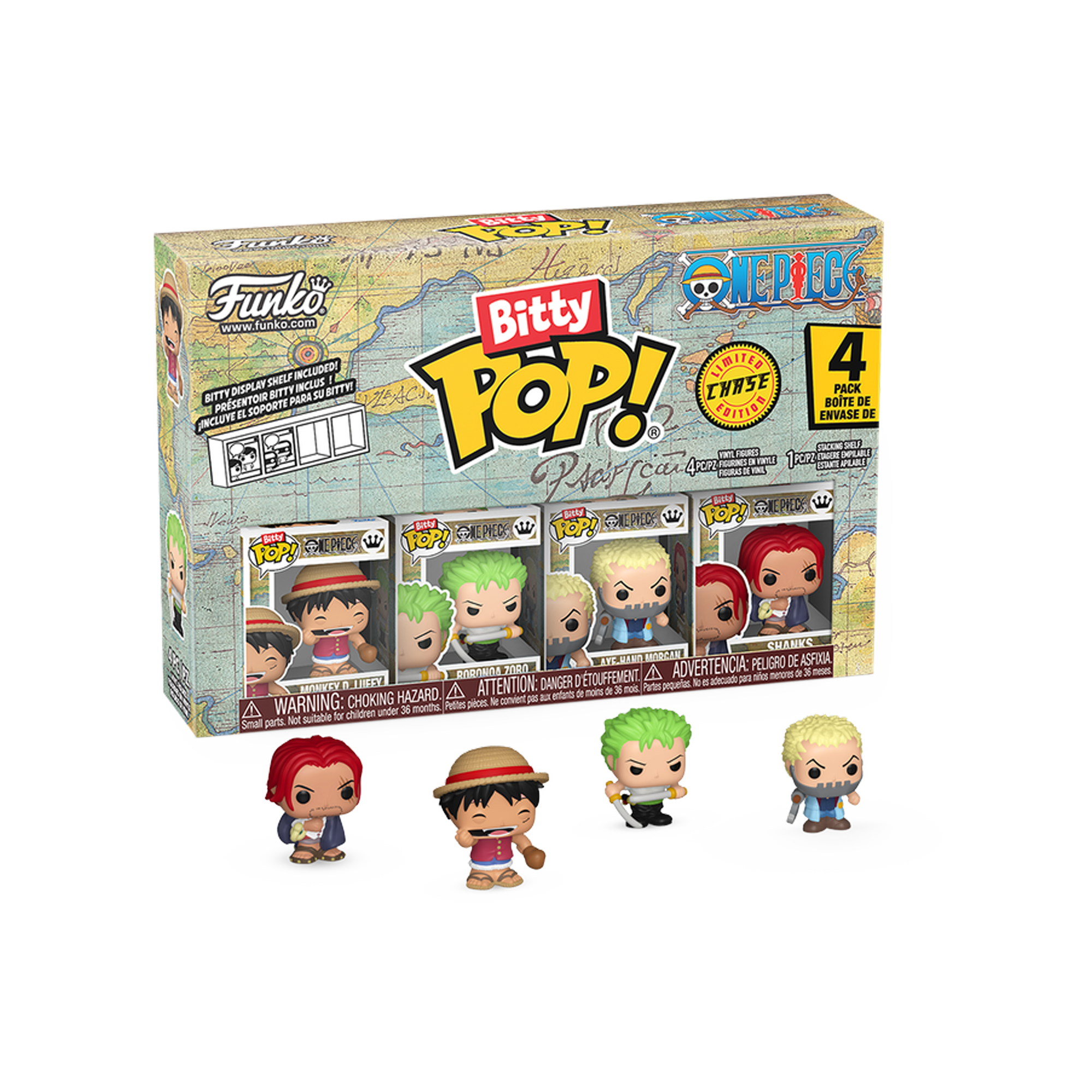 Funko Bitty Pop! One Piece: Series 1 - 4 Pack - KOODOO