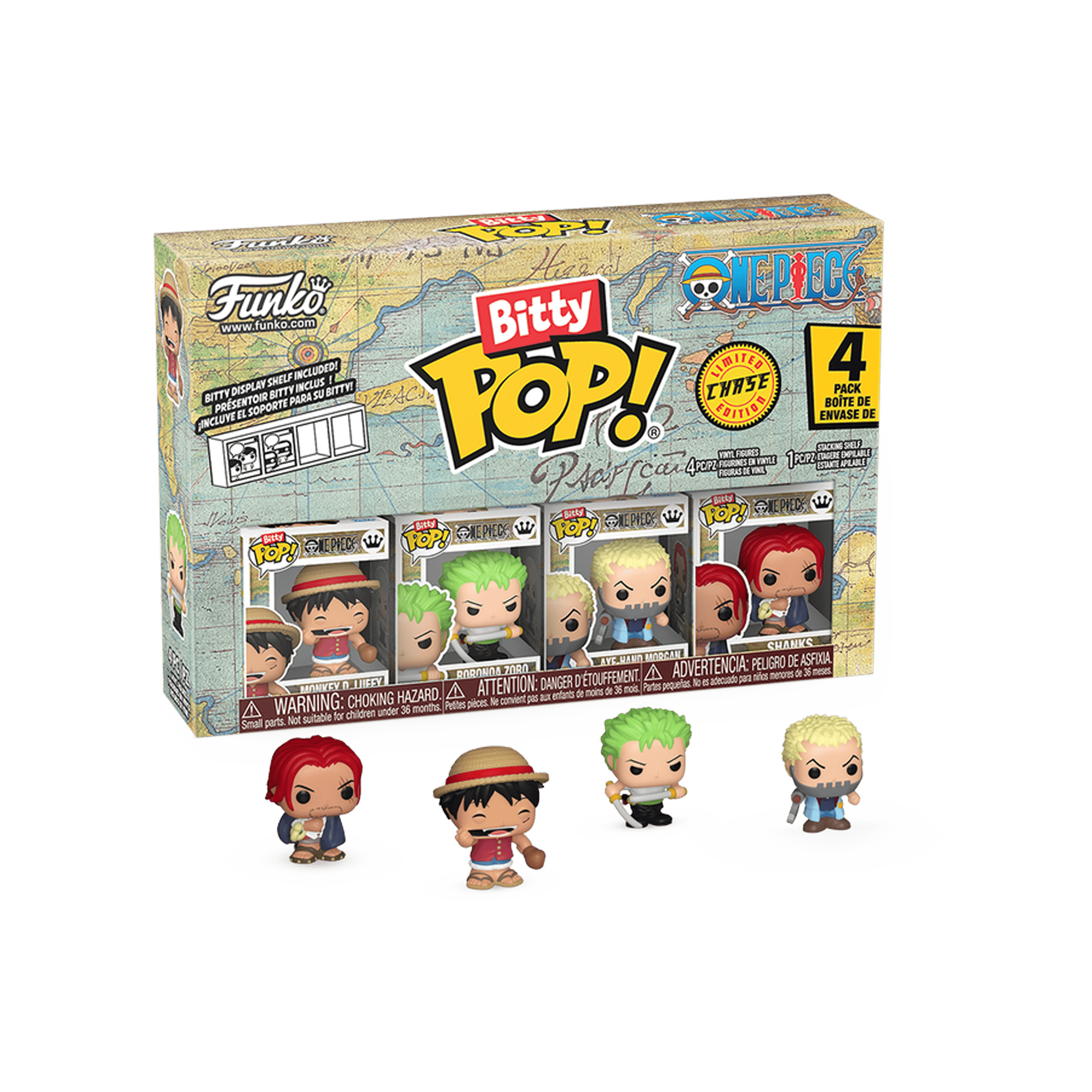 Funko Bitty Pop! One Piece: Series 1 - 4 Pack - KOODOO