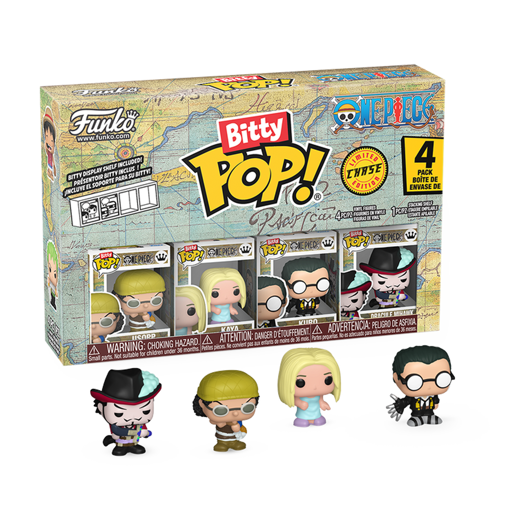Funko Bitty Pop! One Piece: Series 4 - 4 Pack - KOODOO