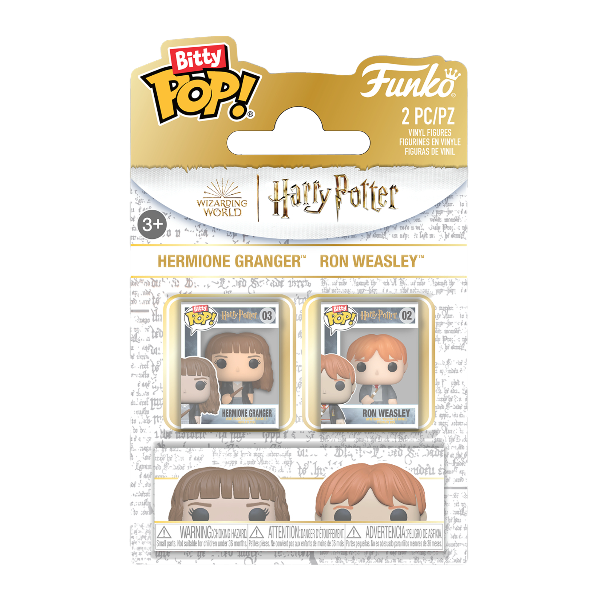 Funko Bitty Pop! Harry Potter: Hermione Granger & Ron Weasley - 2 Pack - KOODOO