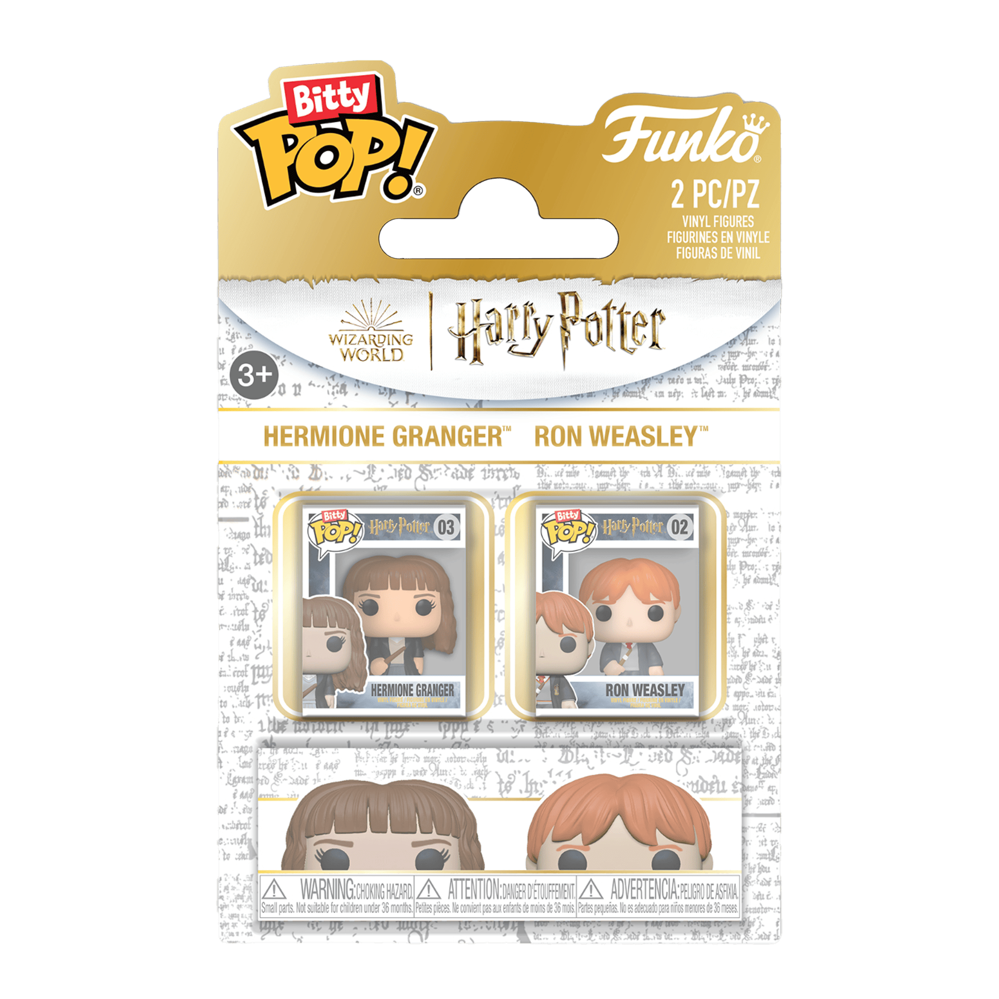 Funko Bitty Pop! Harry Potter: Hermione Granger & Ron Weasley - 2 Pack - KOODOO