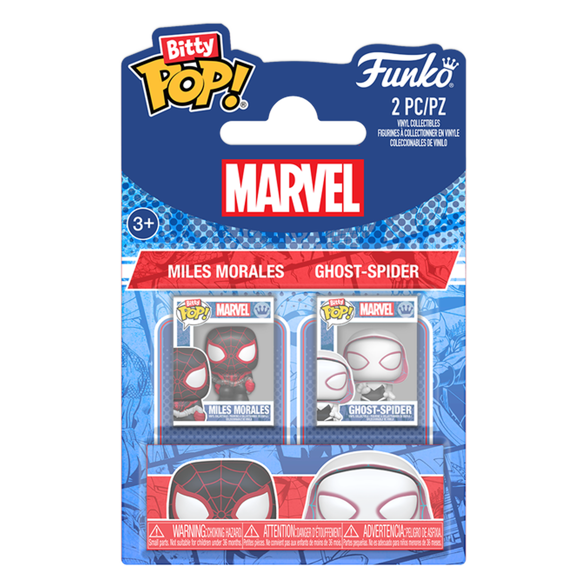 Funko Bitty Pop! Marvel: Miles Morales & Ghost- Spider - 2 Pack - KOODOO