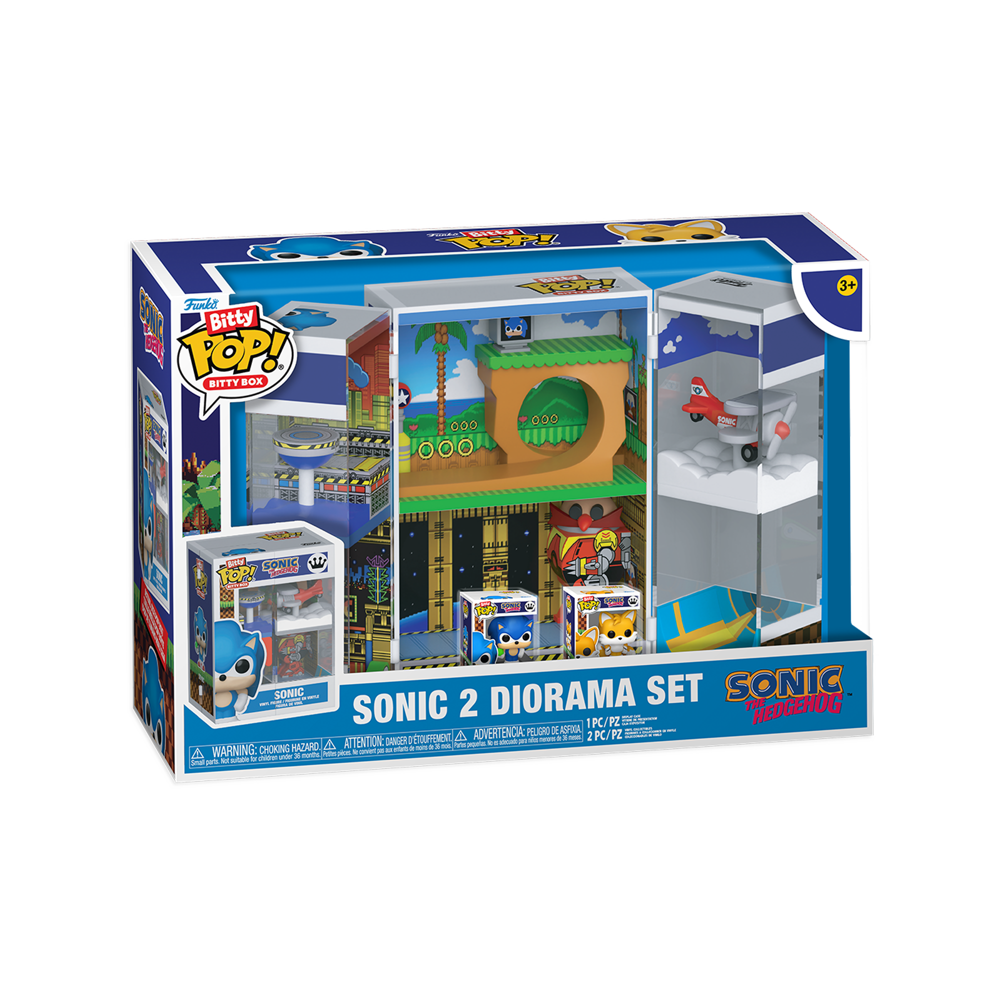 Funko Bitty Pop! Bitty Box: Sonic the Hedgehog - Sonic 2 Diorama Set - KOODOO