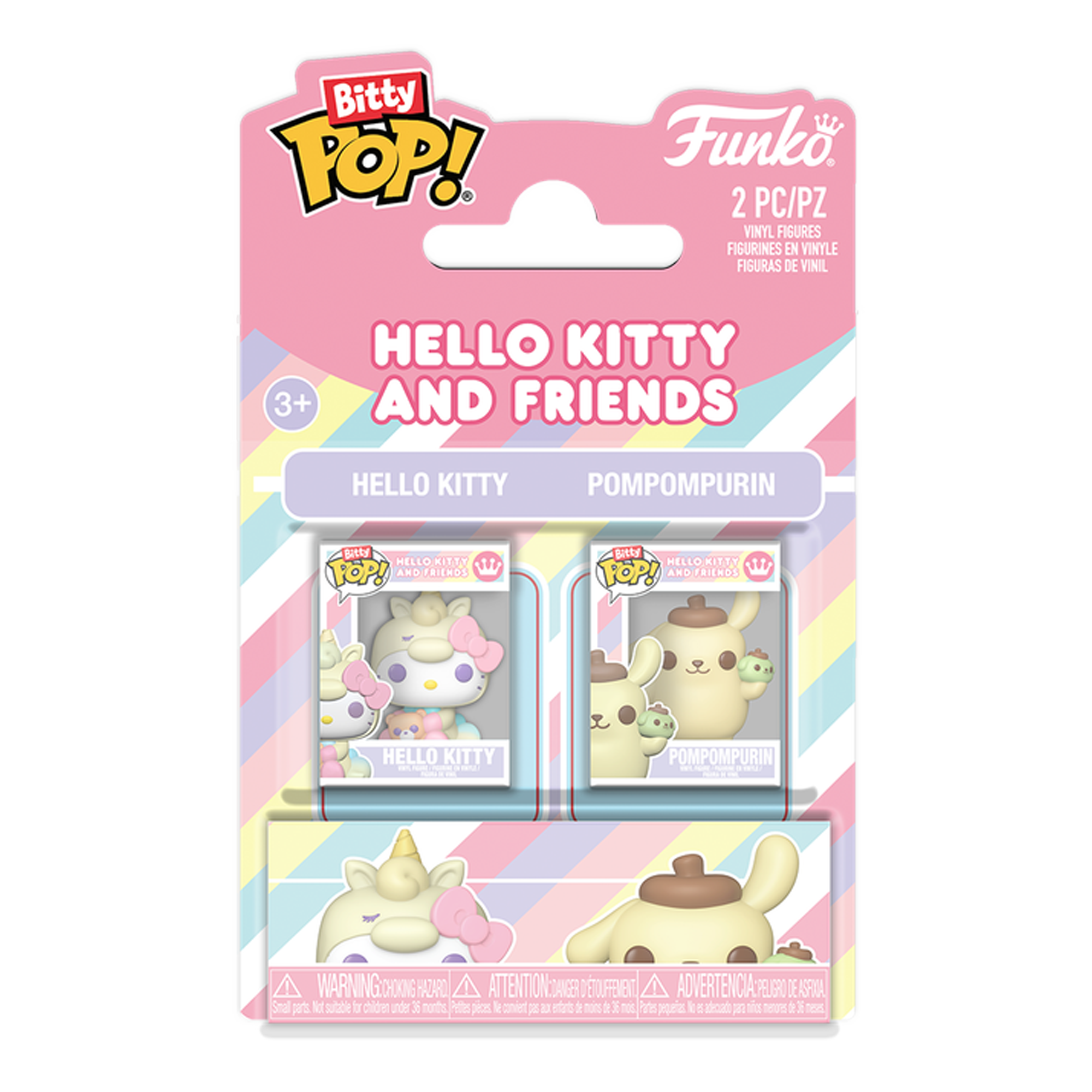 Funko Bitty Pop! Sanrio: Hello Kitty And Friends - Hello Kitty & Pompompurin - 2 Pack - KOODOO