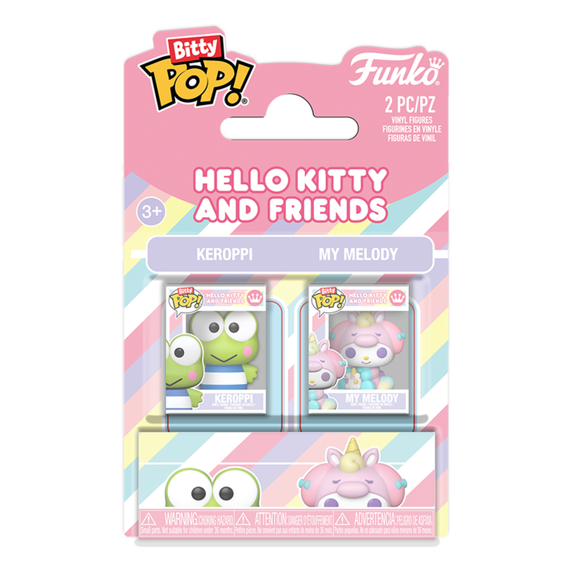 Funko Bitty Pop! Sanrio: Hello Kitty And Friends - Keroppi & My Melody - 2 Pack - KOODOO
