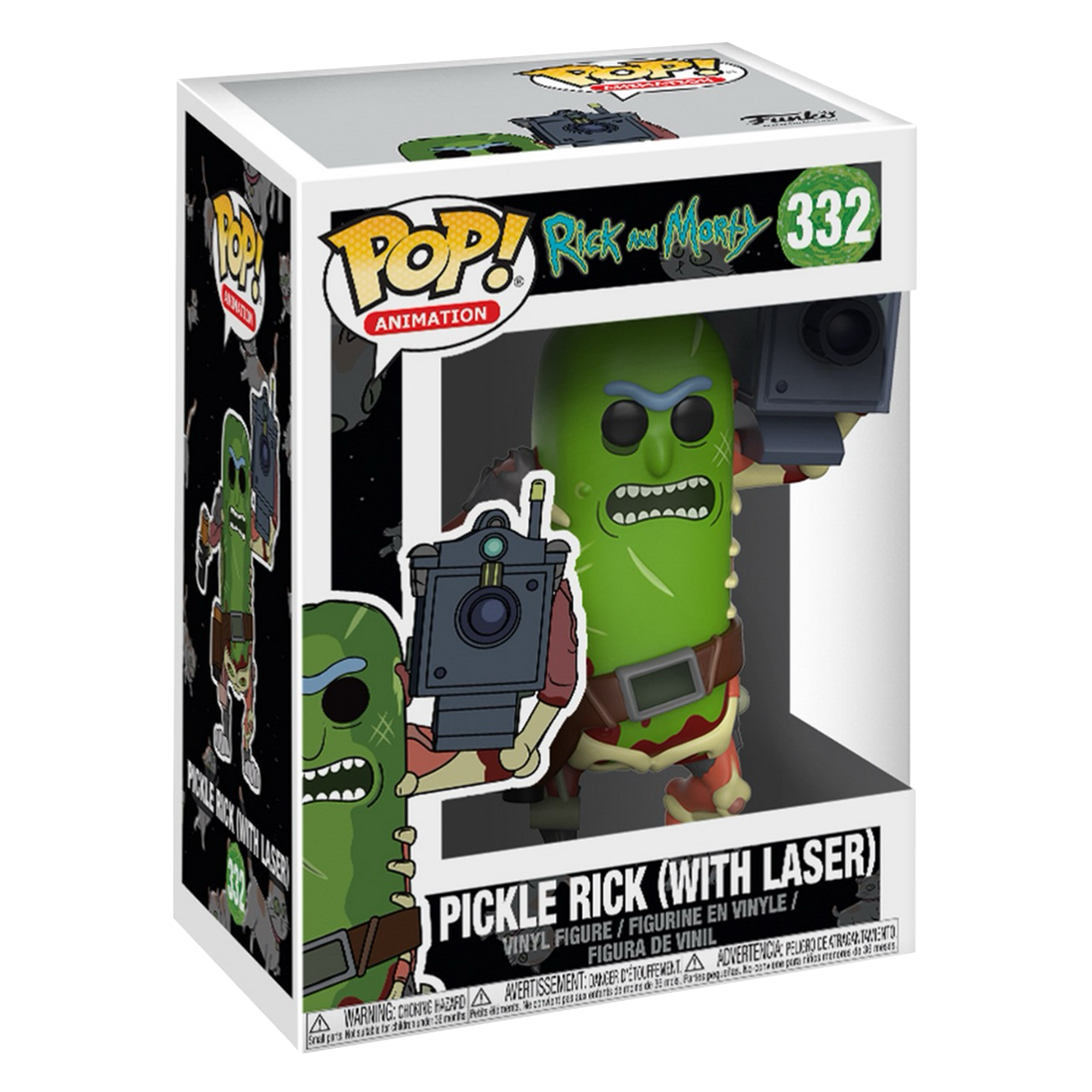 Funko Pop! Animation: Rick & Morty - Pickle Rick with Laser - KOODOO