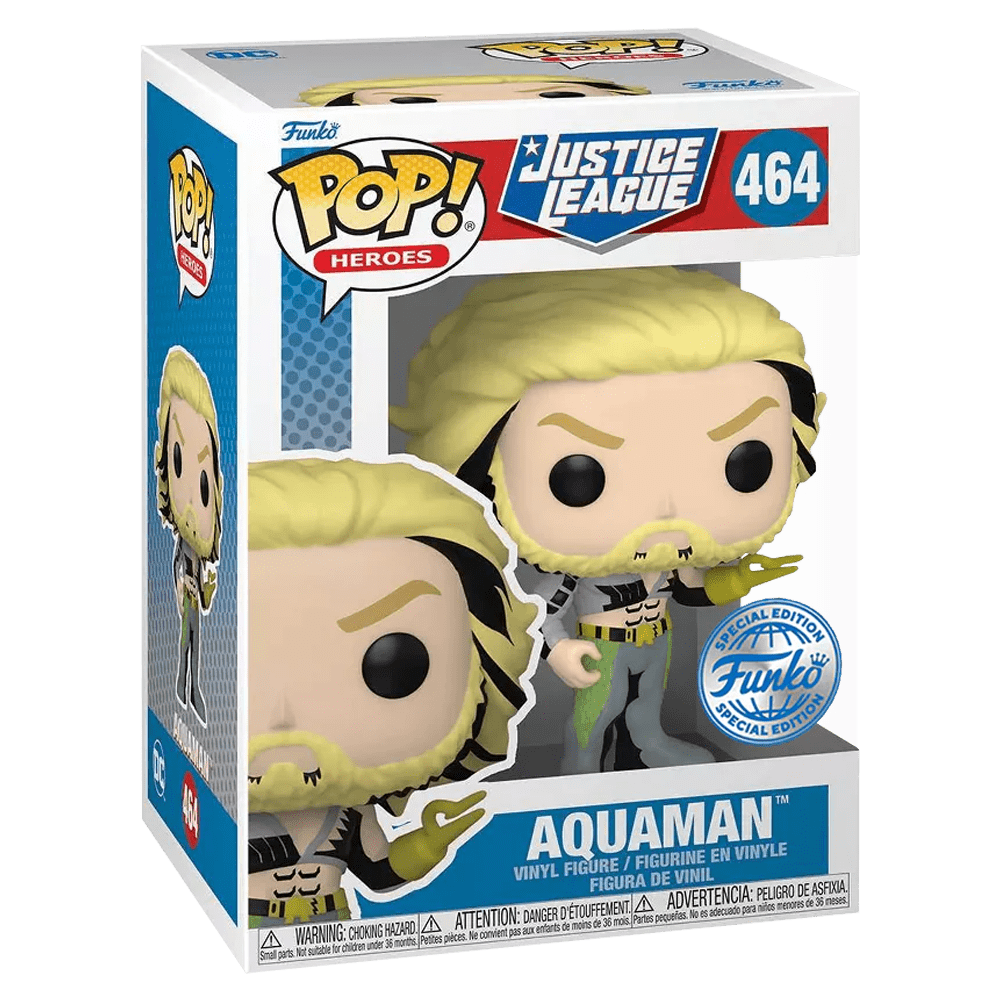 Funko Pop! Heroes: Justice League - Aquaman (Special Edition) | KOODOO