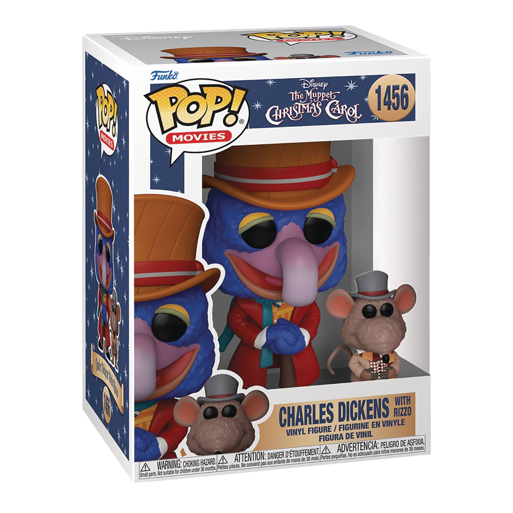 Funko Pop! Movies: The Muppet Christmas Carol - Charles Dickens With Rizzo - KOODOO