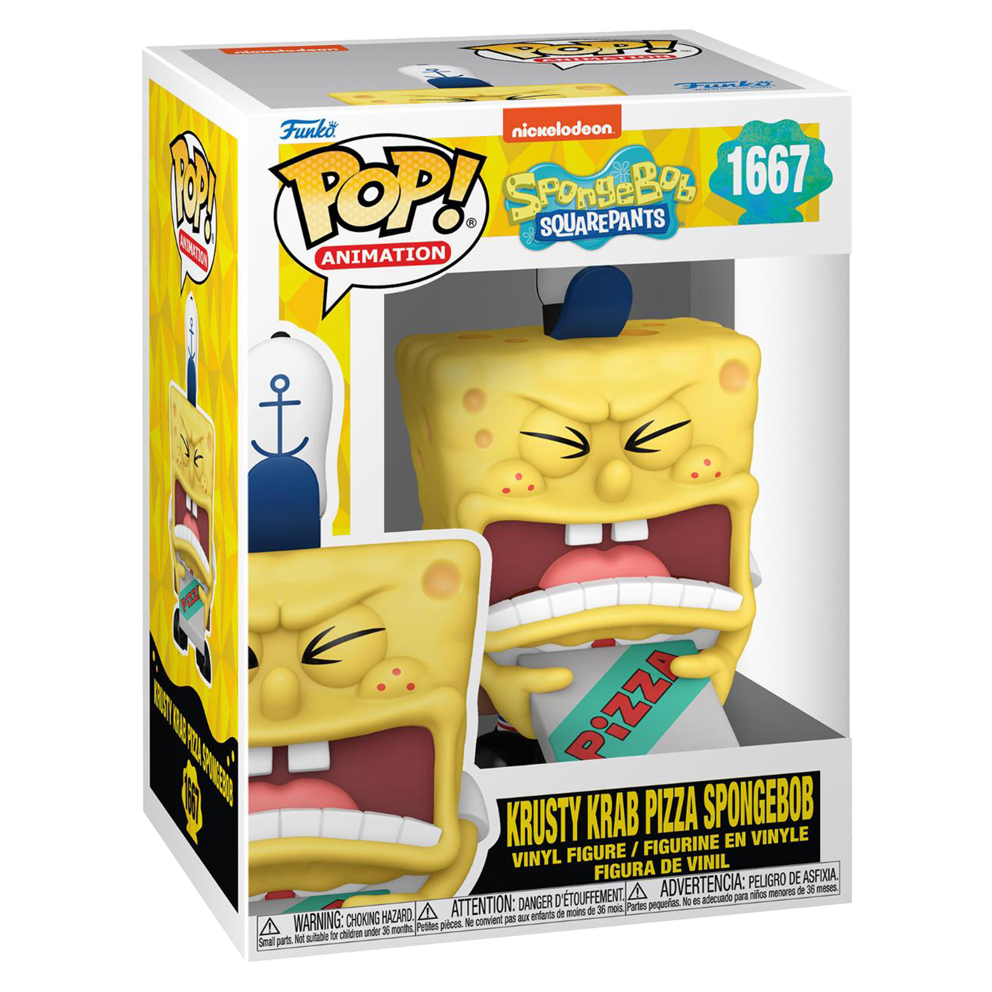 Funko Pop! Animation: SpongeBob Square Pants - Krusty Krab Pizza SpongeBob - KOODOO