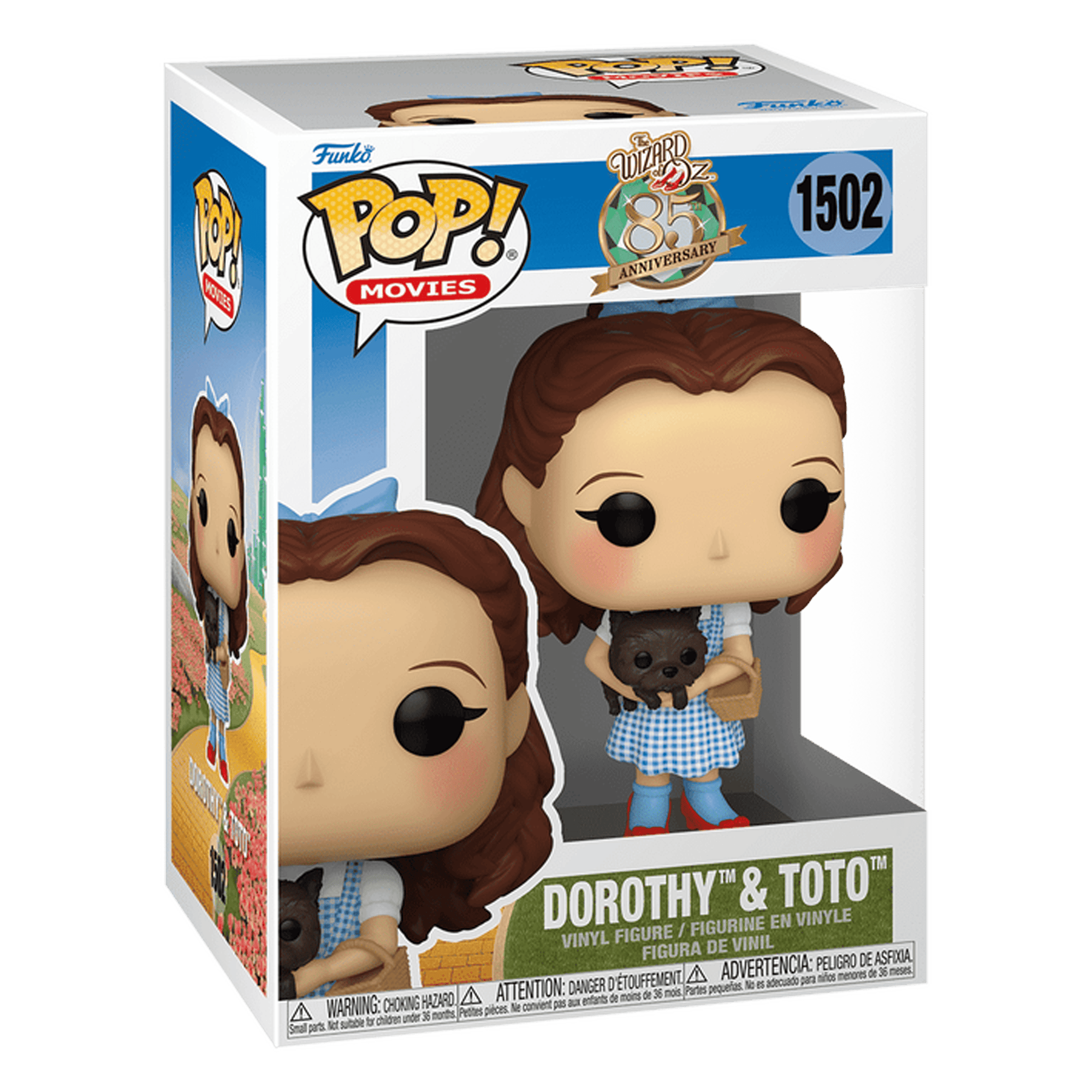 Funko Pop! Movies: The Wizard of Oz 85th Anniversary - Dorothy & Toto - KOODOO
