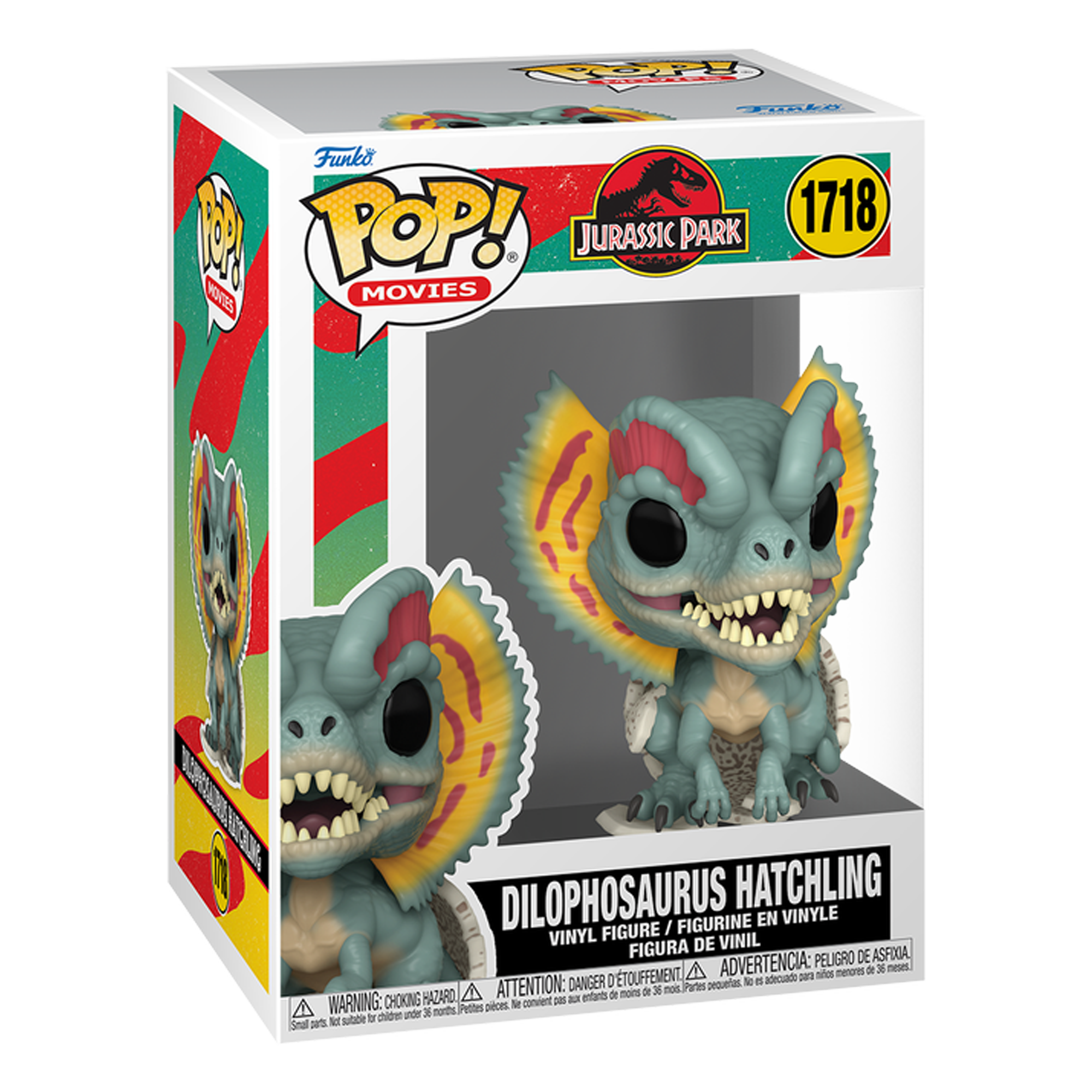 Funko Pop! Movies: Jurassic Park - Dilophosaurus Hatchling - KOODOO