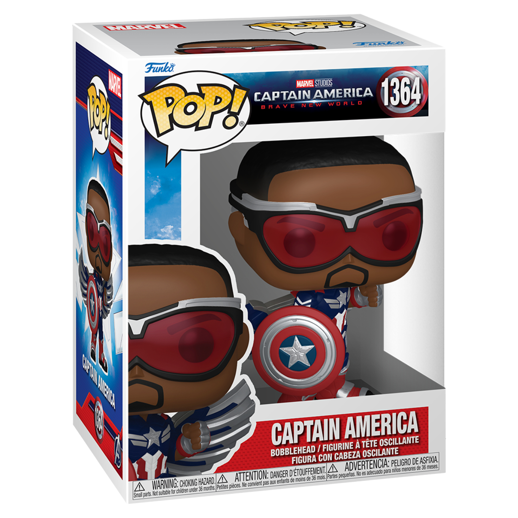 Funko Pop! Marvel Studios: Captain America Brave New World - Captain America | KOODOO
