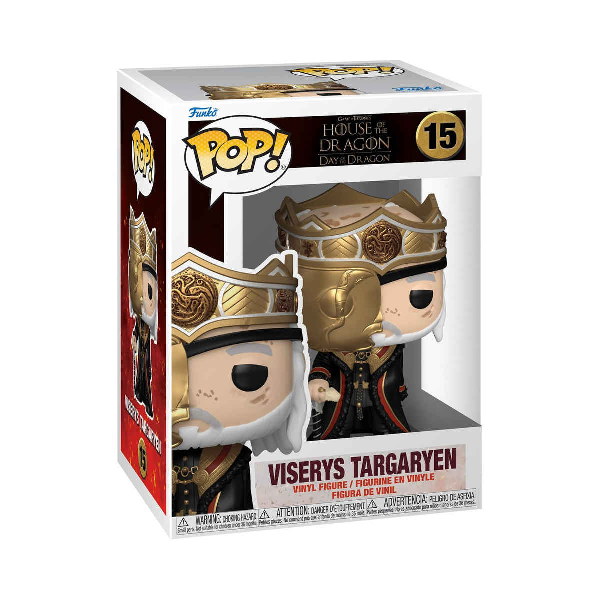 Funko Pop! Game of Thrones: House of the Dragon - Day of the Dragon -  Viserys Targaryen with Cane | KOODOO