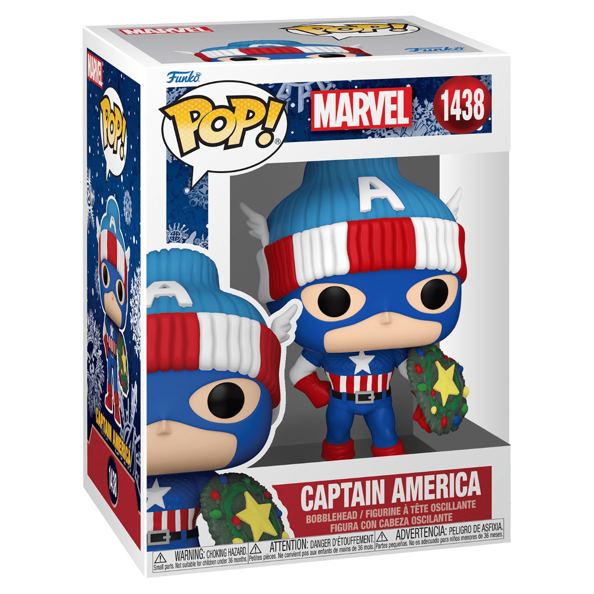 Funko Pop! Marvel: Holiday S4 - Captain America - KOODOO